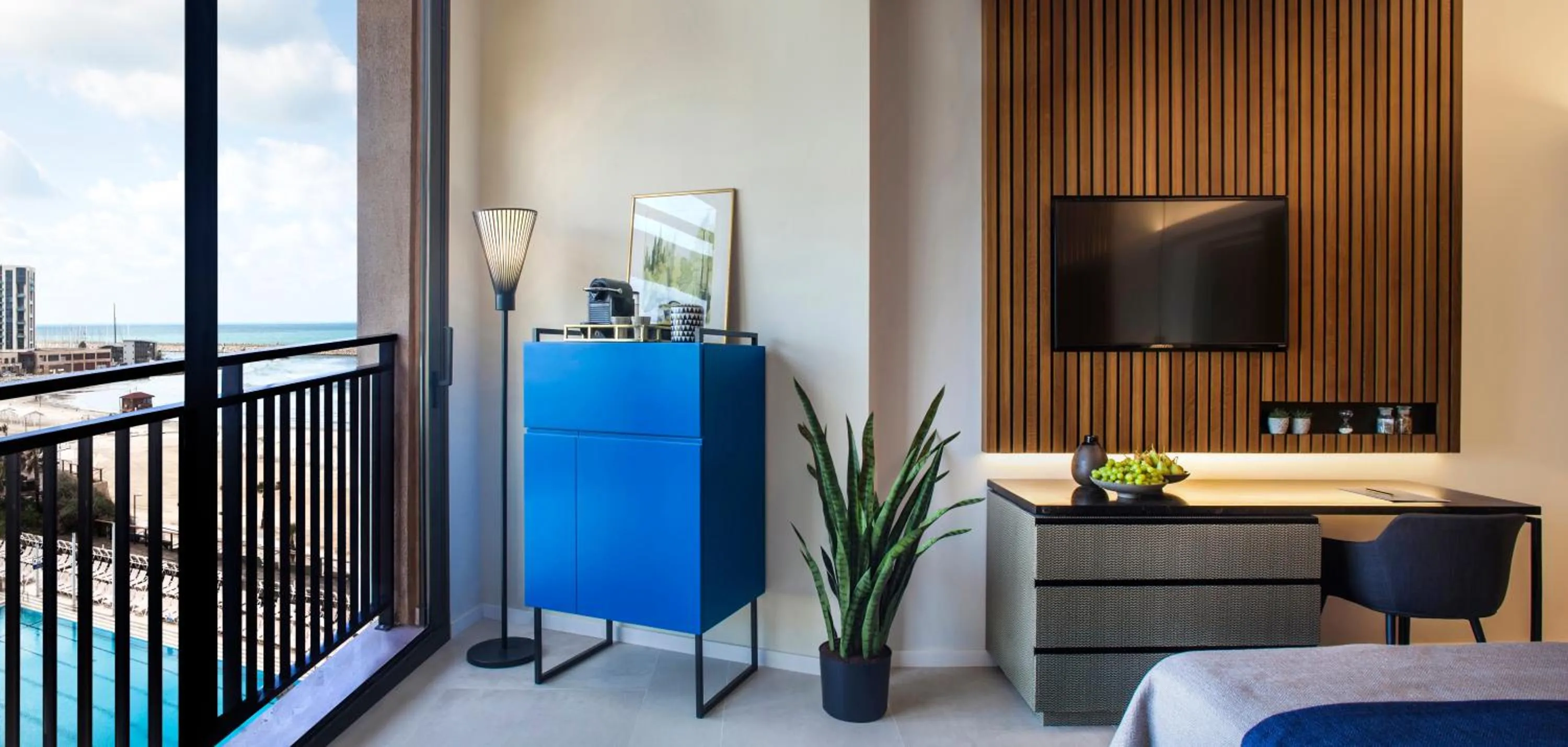 Bed in Dan Accadia Herzliya Hotel