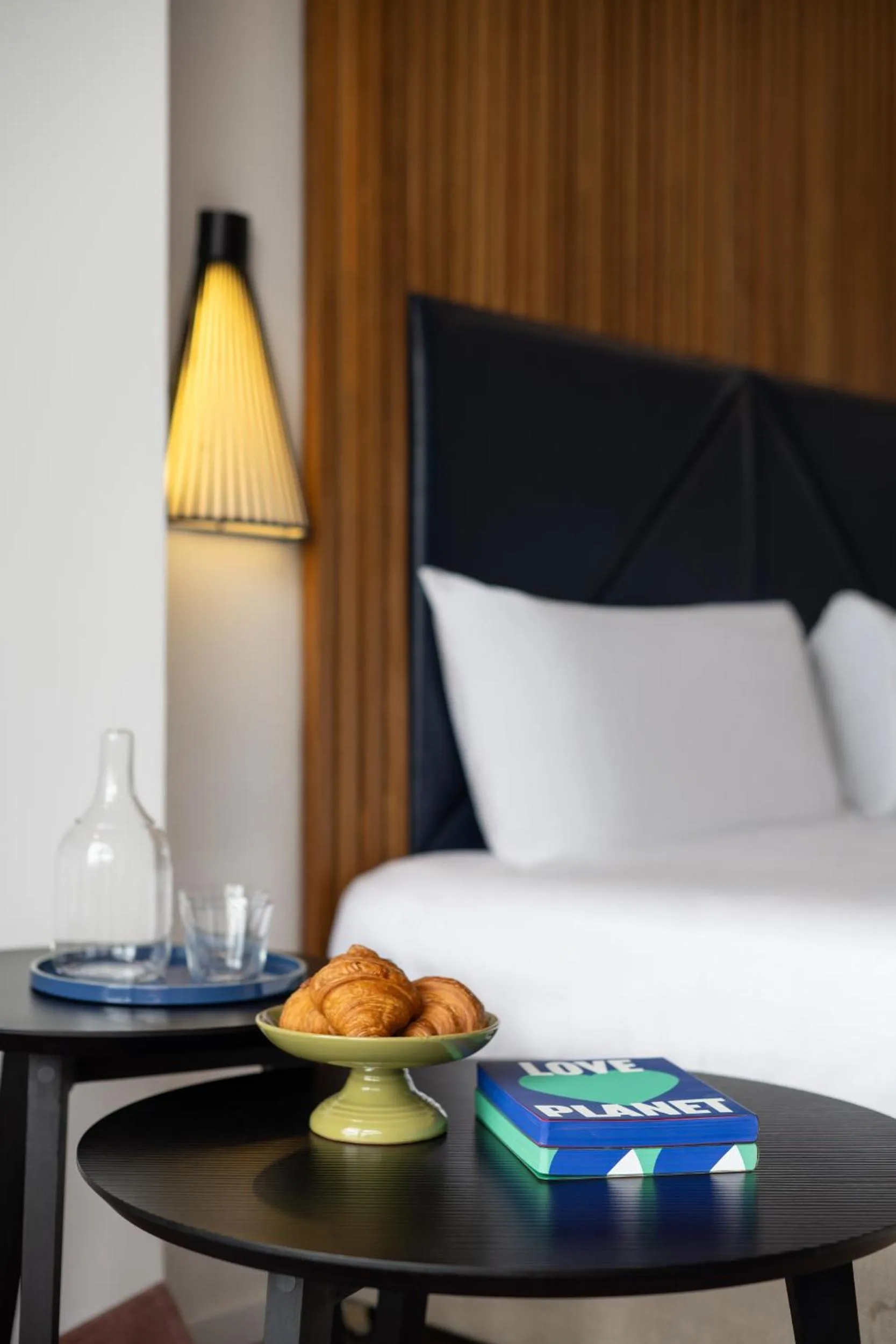 Bed in Dan Accadia Herzliya Hotel