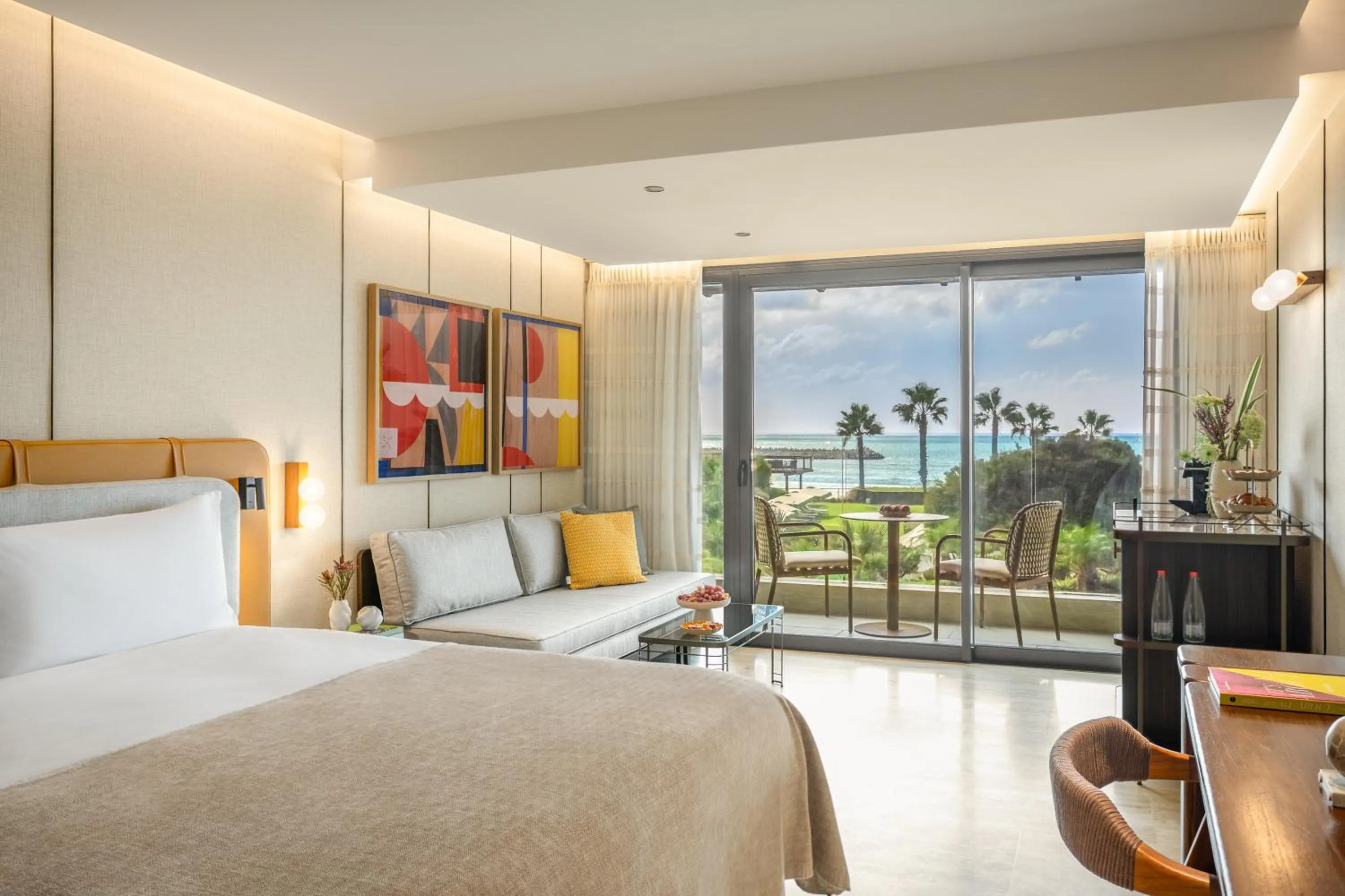 Bed in Dan Accadia Herzliya Hotel