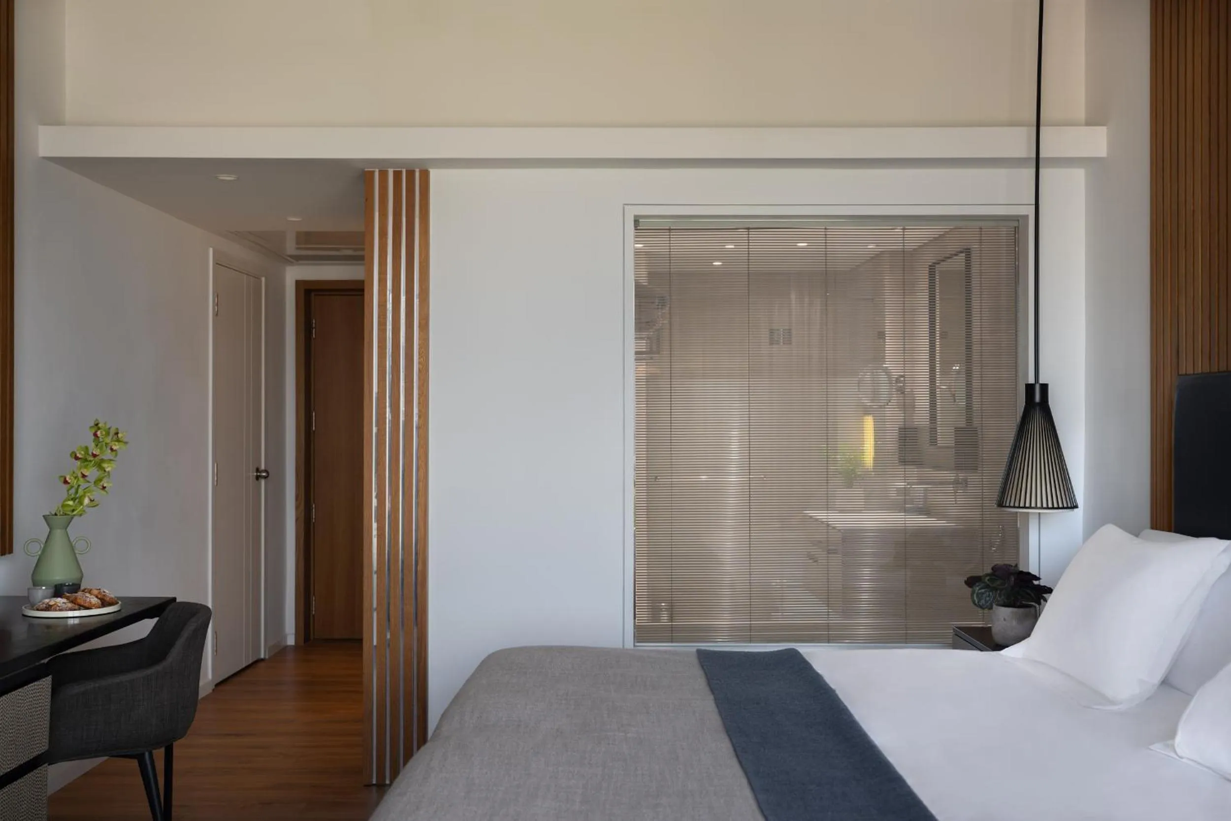 Bed in Dan Accadia Herzliya Hotel