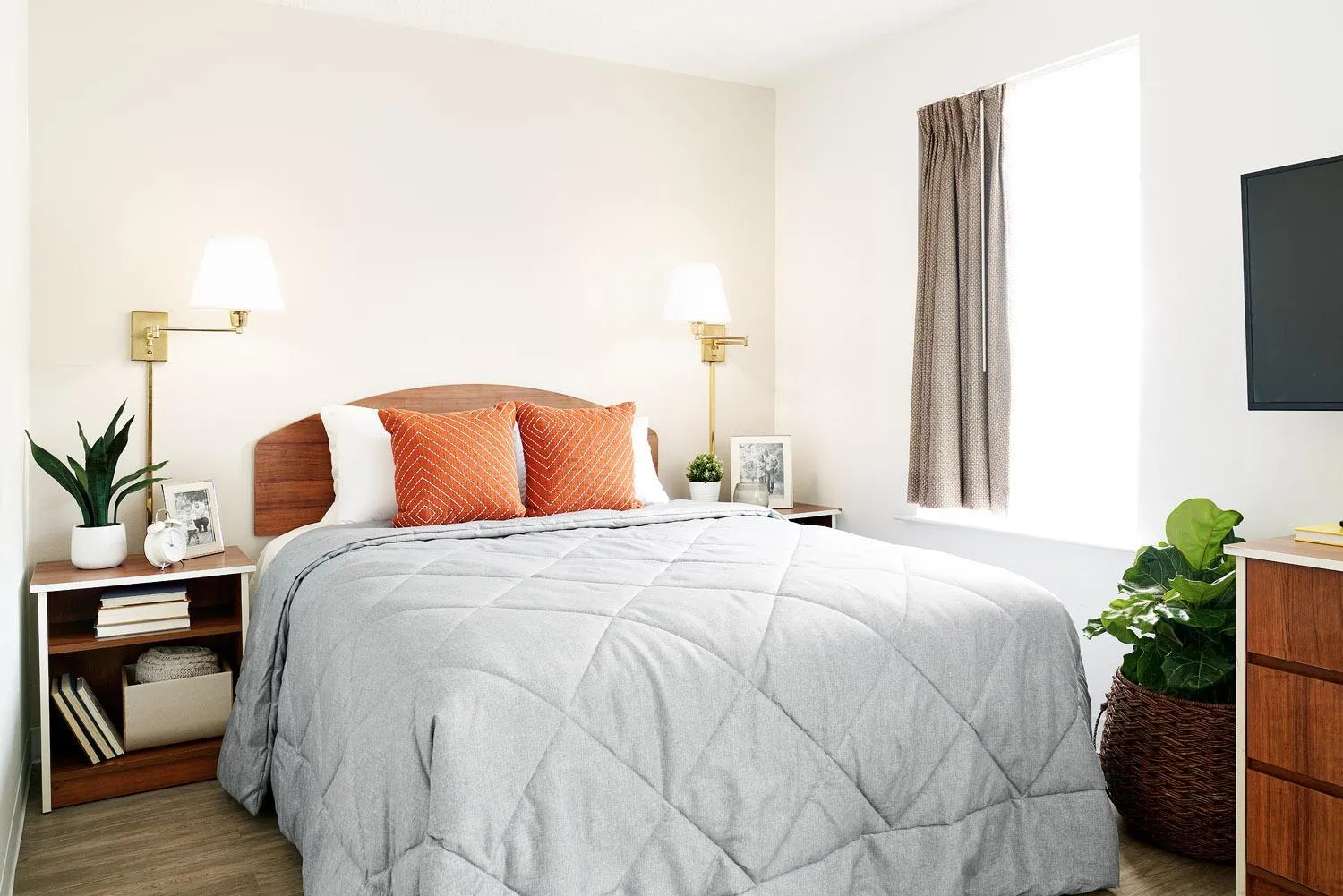 Bedroom, Bed in InTown Suites Extended Stay Houston TX - Cypress Station