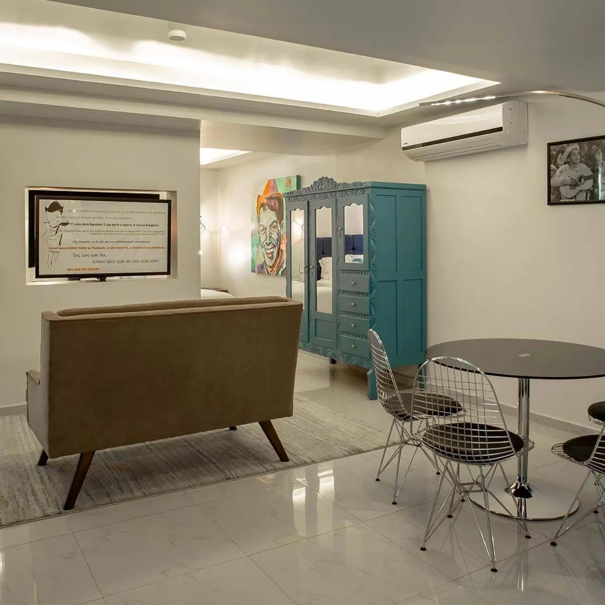 Seating area in TRES79 Hotel Boutique Orizaba