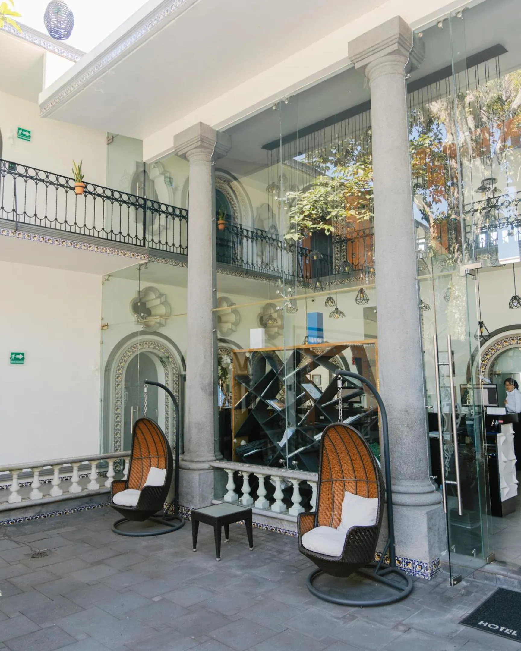 Patio in TRES79 Hotel Boutique Orizaba