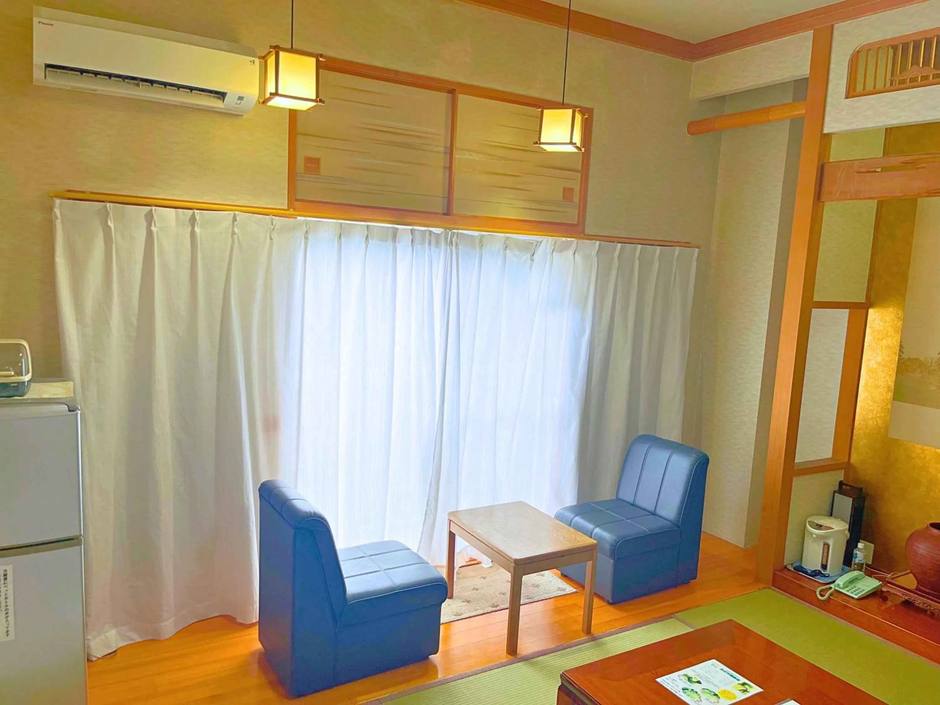 Living room, Bed in Takasago Onsen