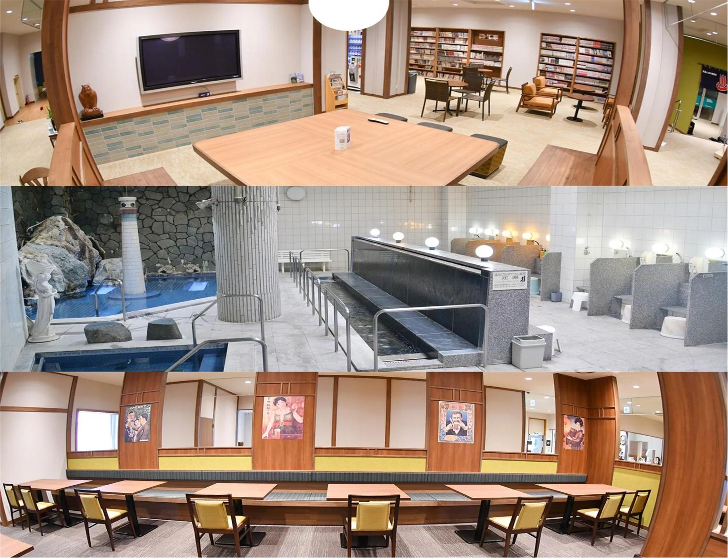 Area and facilities in Takasago Onsen
