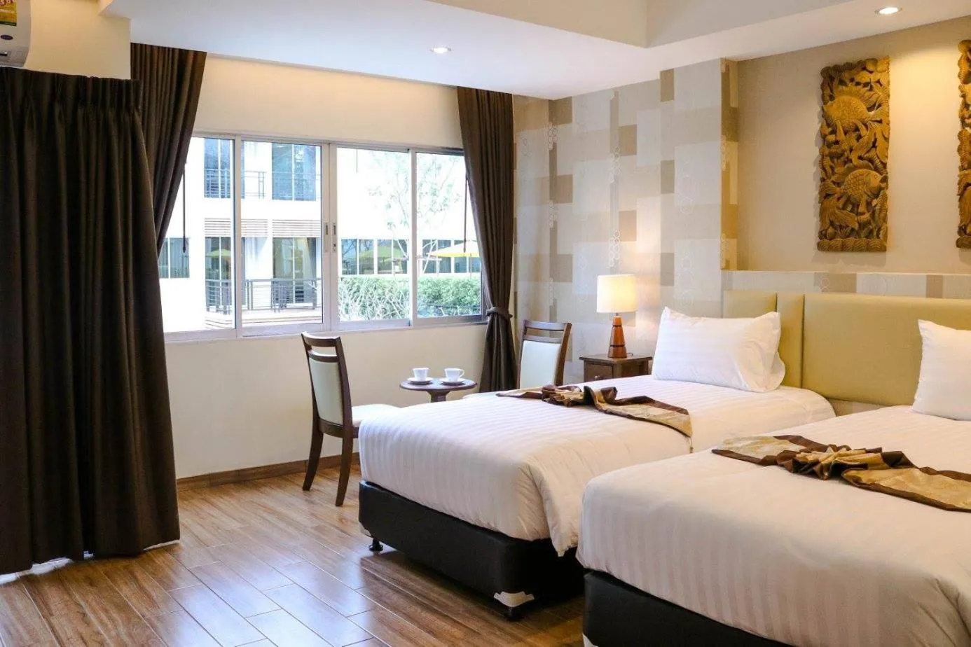 Bedroom, Bed in Suvarnabhumi Ville Airport Hotel
