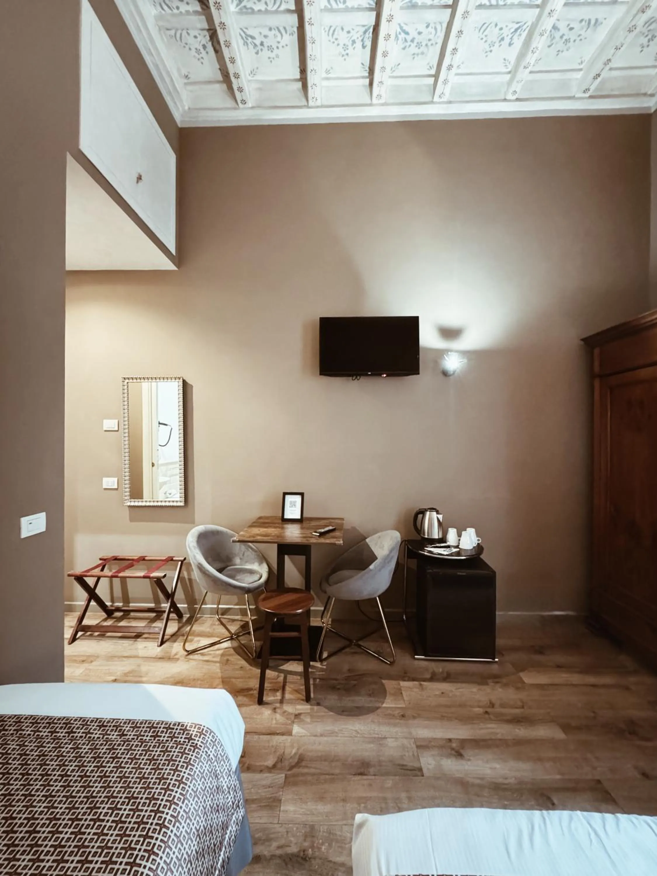 Bed in Residenza Sciarra Suites