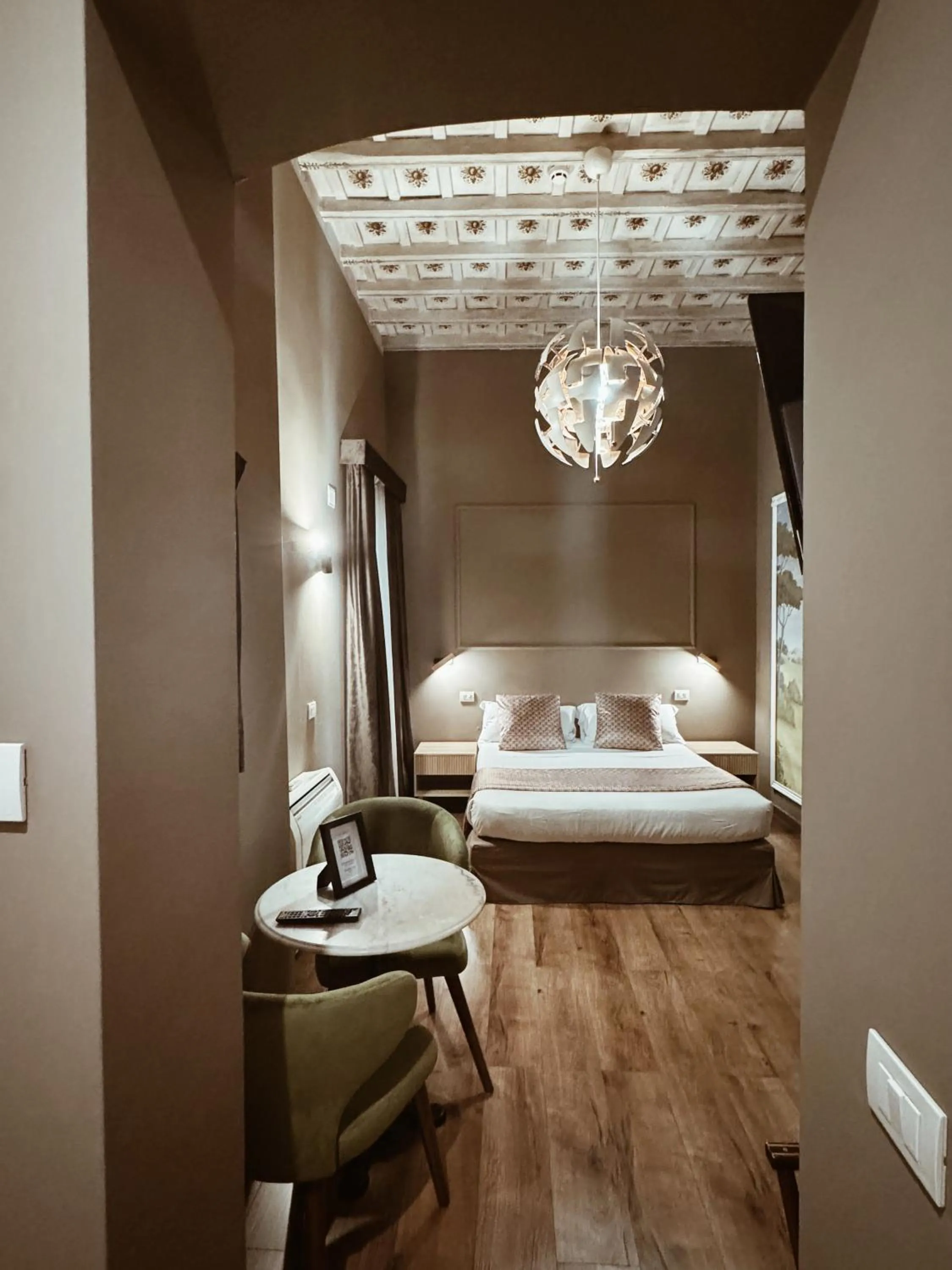Bed in Residenza Sciarra Suites