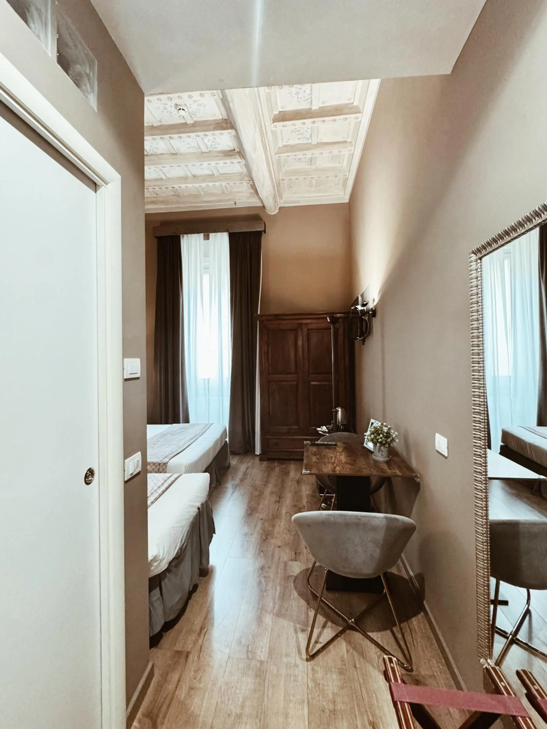 Bed in Residenza Sciarra Suites