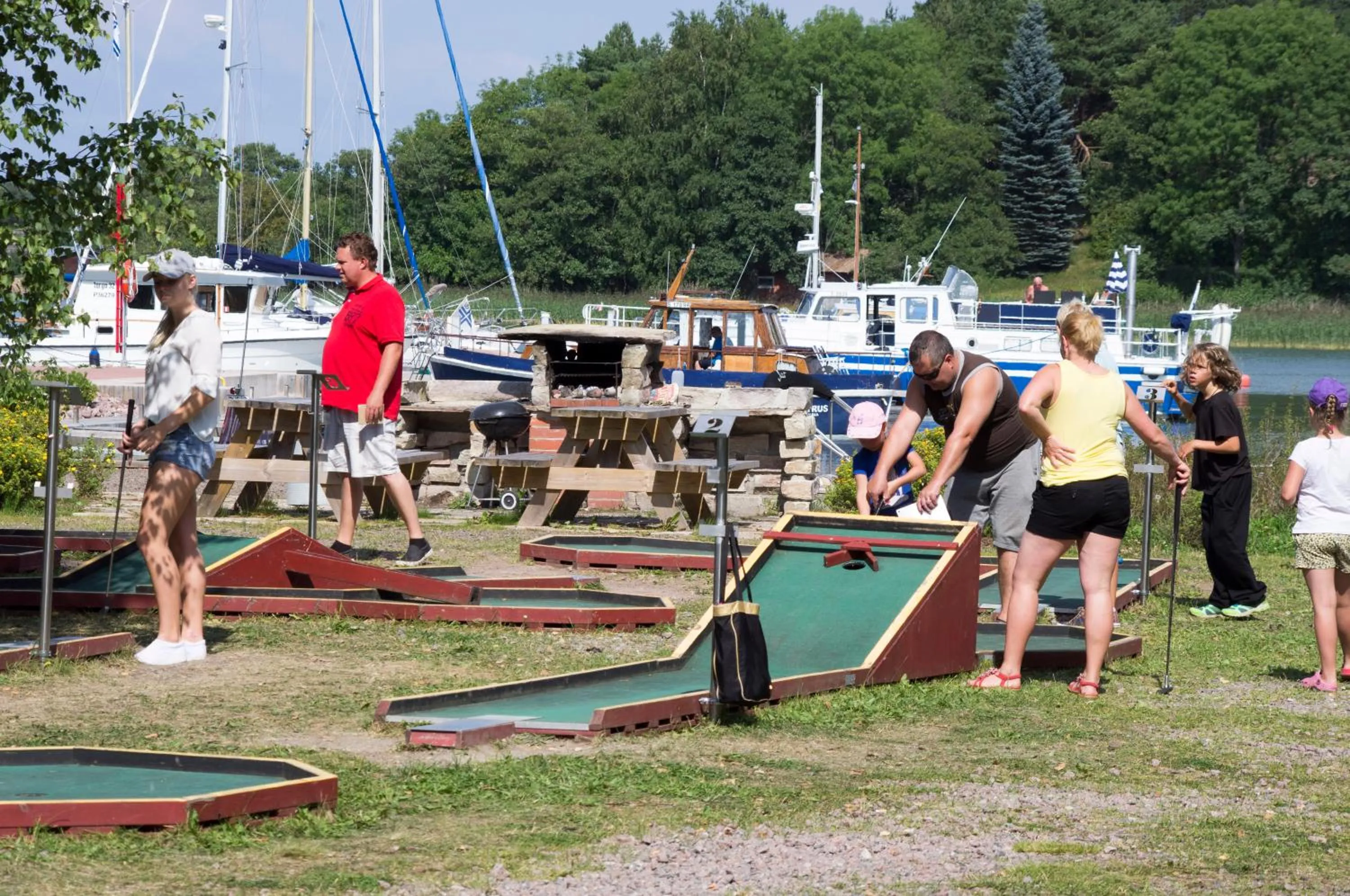Minigolf in Villa Högbo