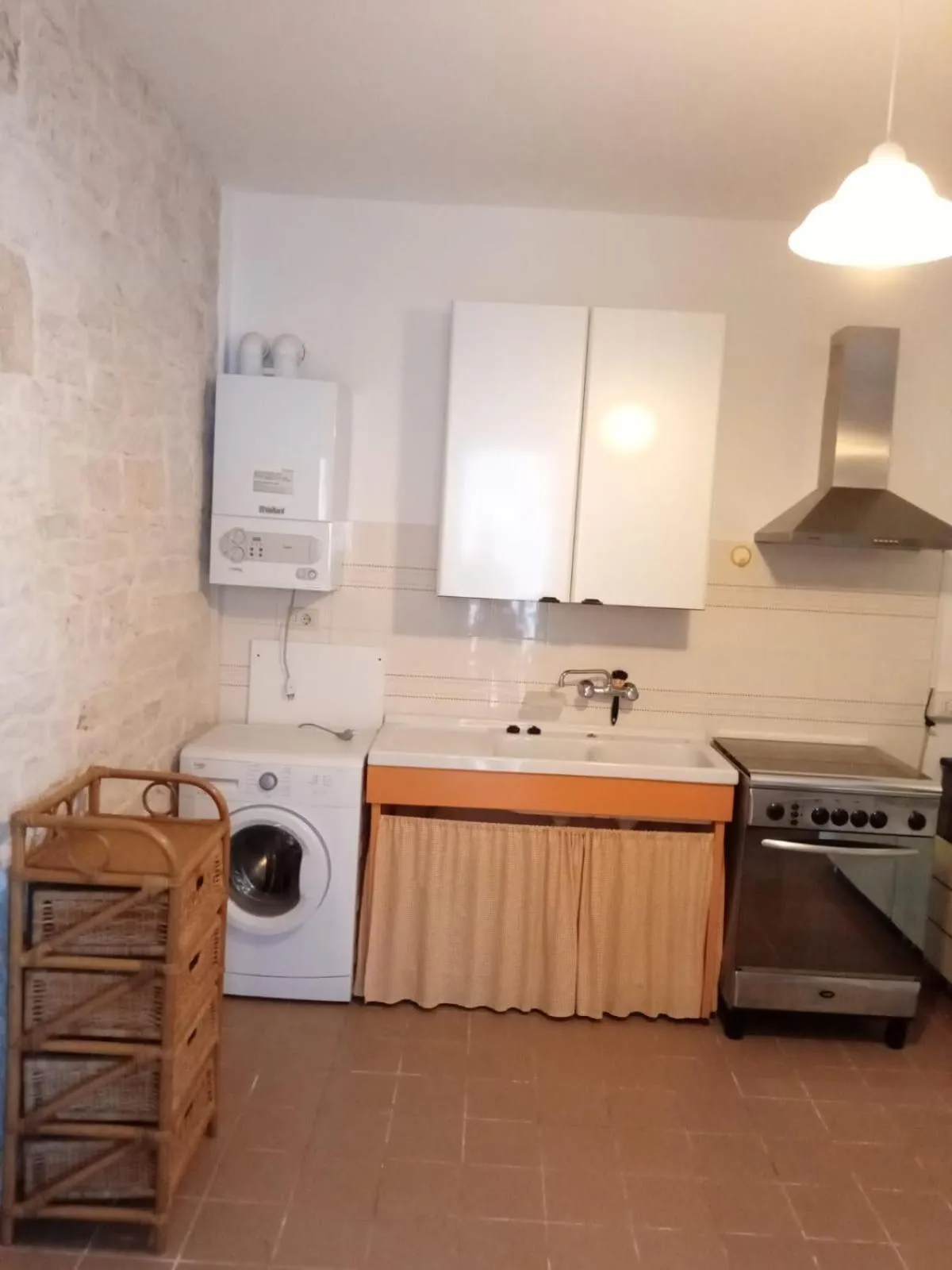 Kitchen or kitchenette in Masseria Corte Masseriola