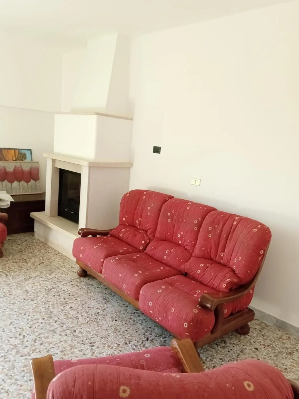 Seating area in Masseria Corte Masseriola