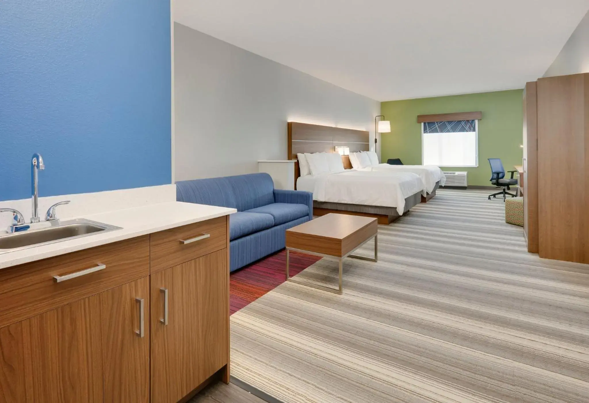 Queen Suite with Two Queen Beds and Additional Living Area in Holiday Inn Express & Suites - Denton North by IHG Queen Suite with Two Queen Beds and Additional Living Area in Holiday Inn Express & Suites - Denton North by IHG