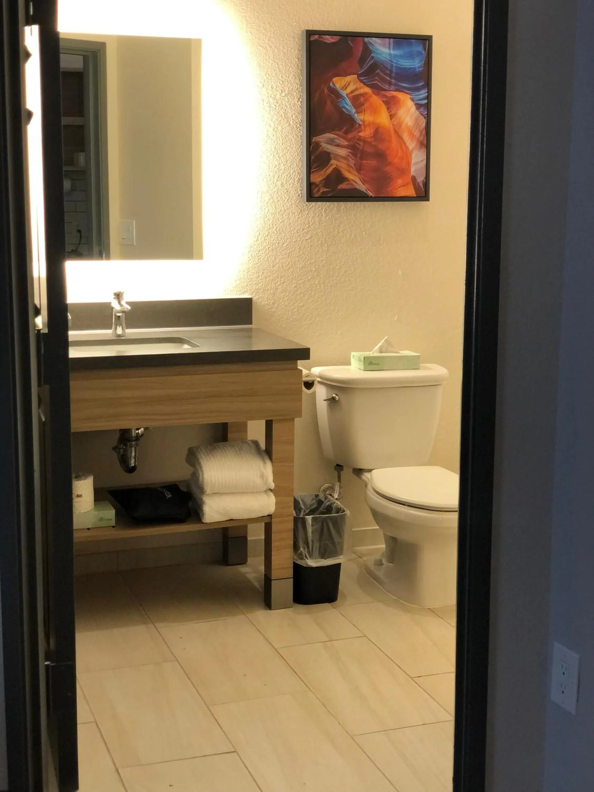 Bathroom in Candlewood Suites Mount Pleasant by IHG