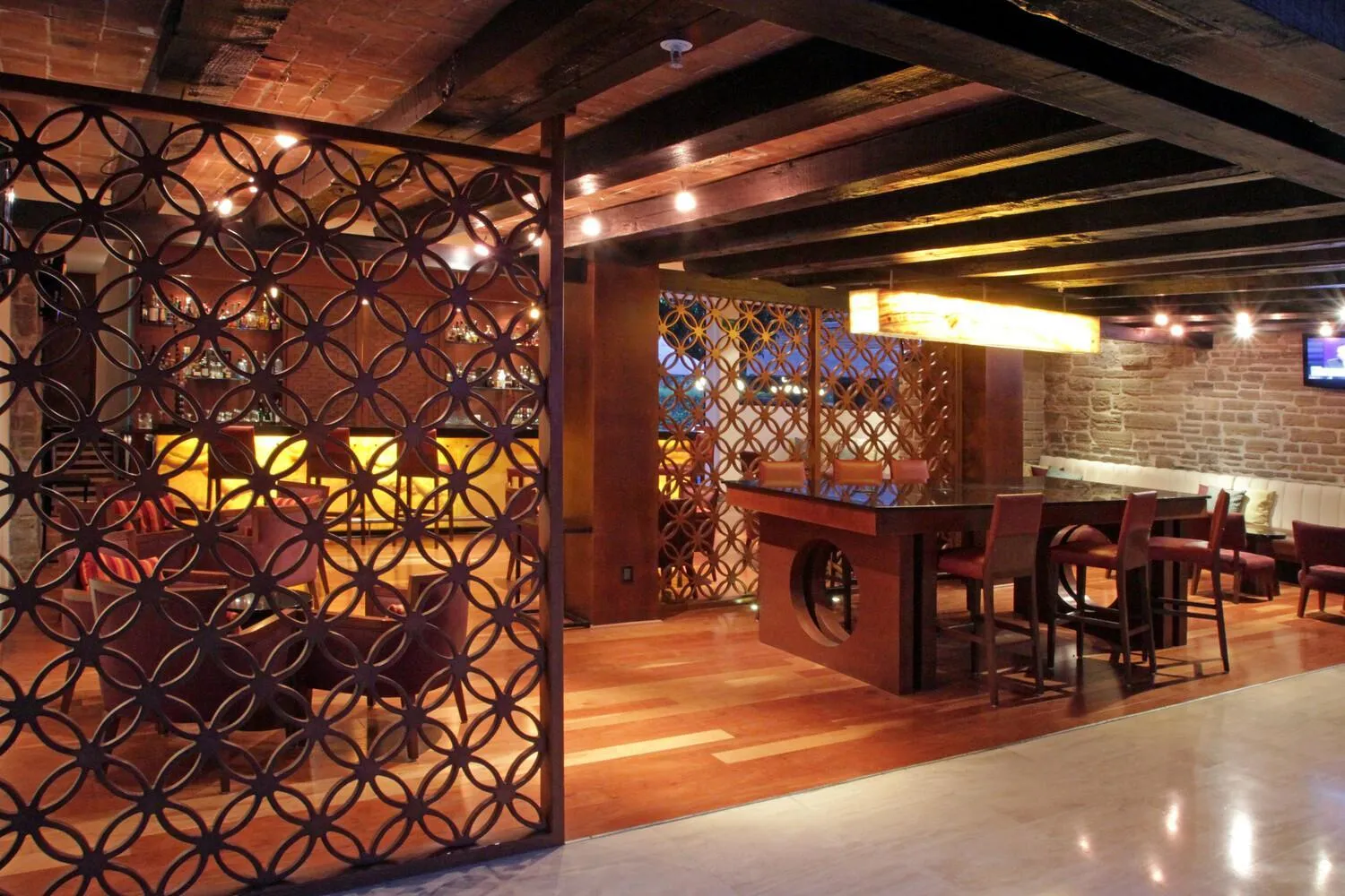 Restaurant/places to eat in Marriott Puebla Hotel Meson del Angel