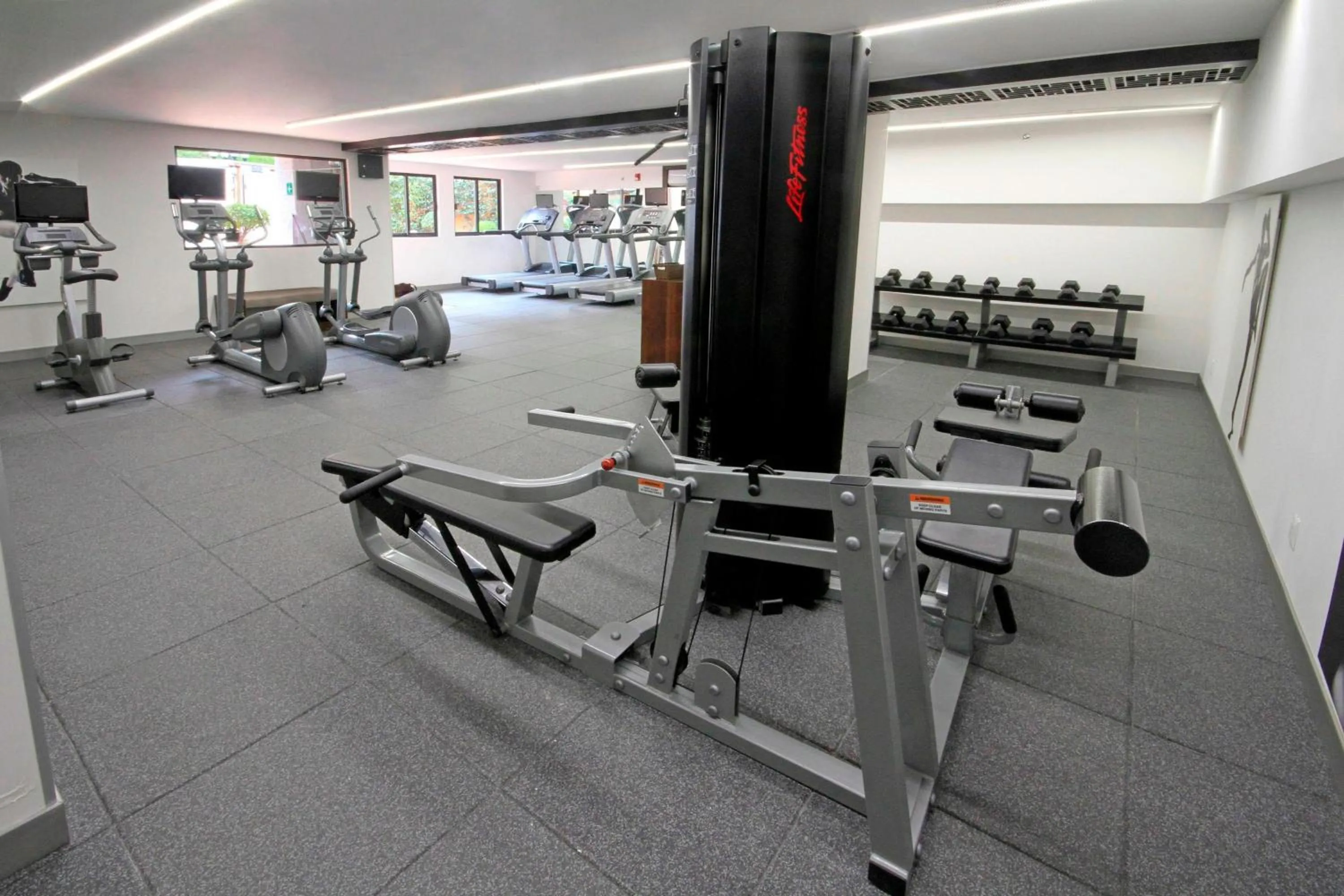 Fitness centre/facilities in Marriott Puebla Hotel Meson del Angel