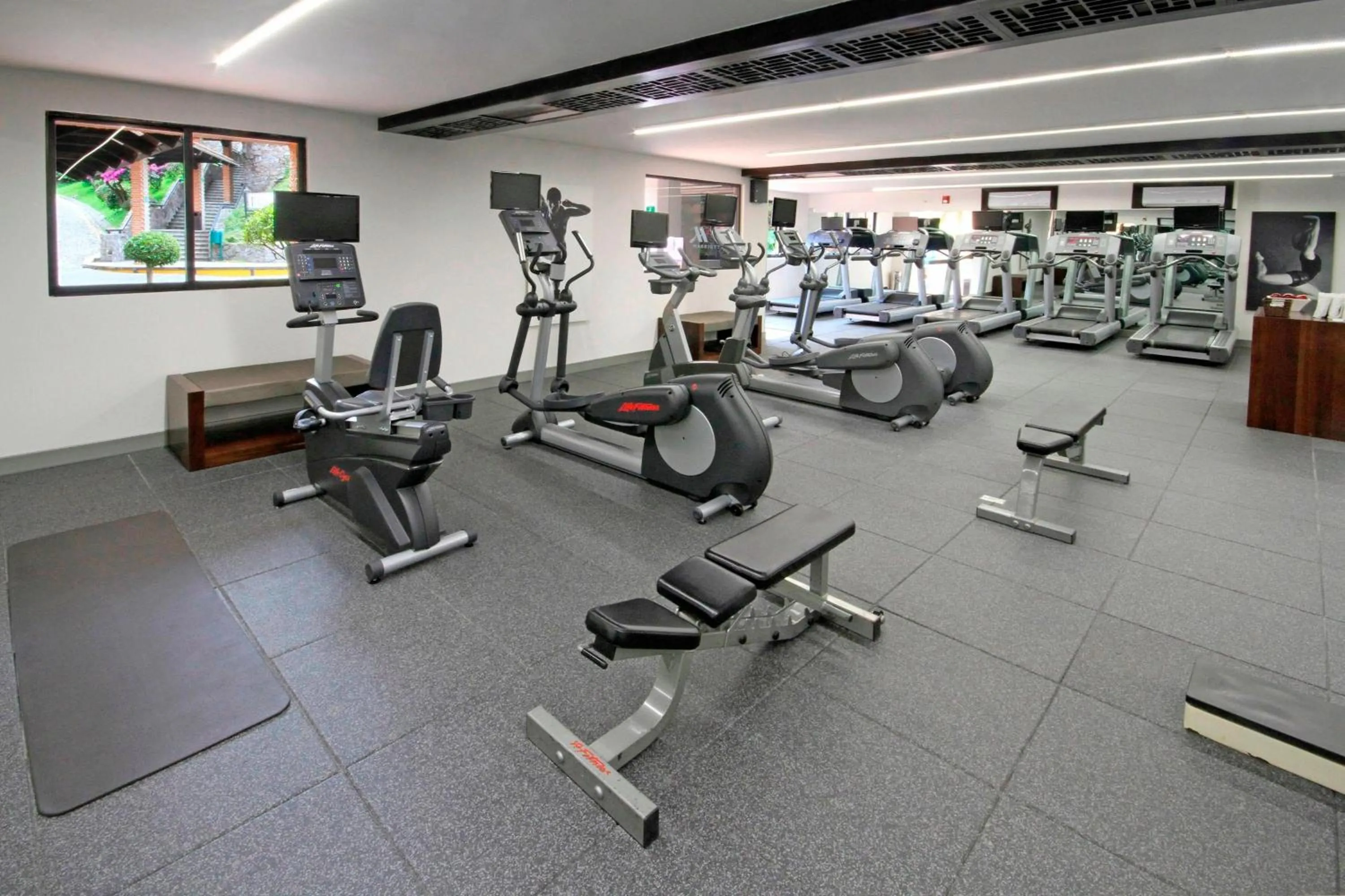 Fitness centre/facilities in Marriott Puebla Hotel Meson del Angel