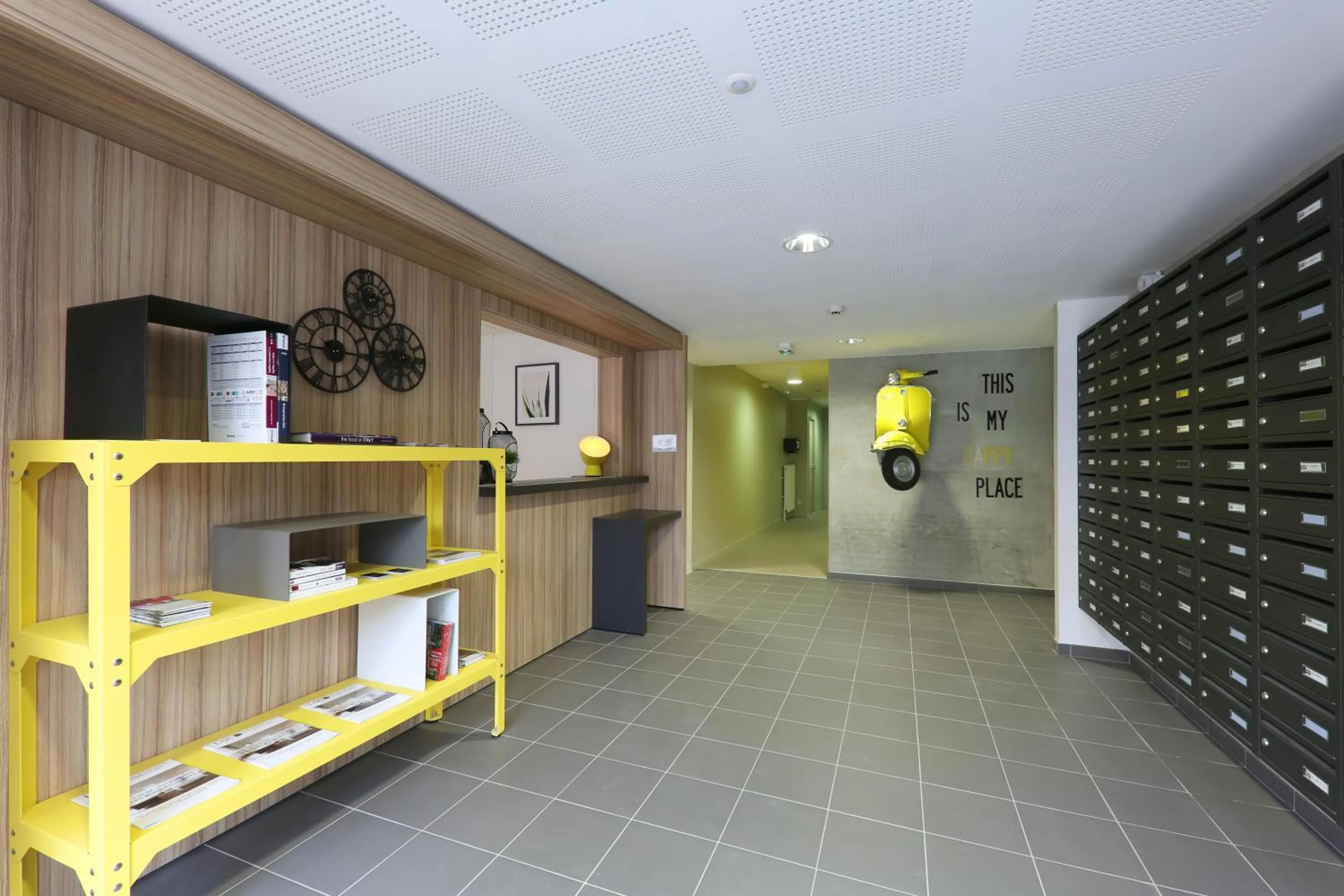 Lobby or reception in Apparteo Dijon