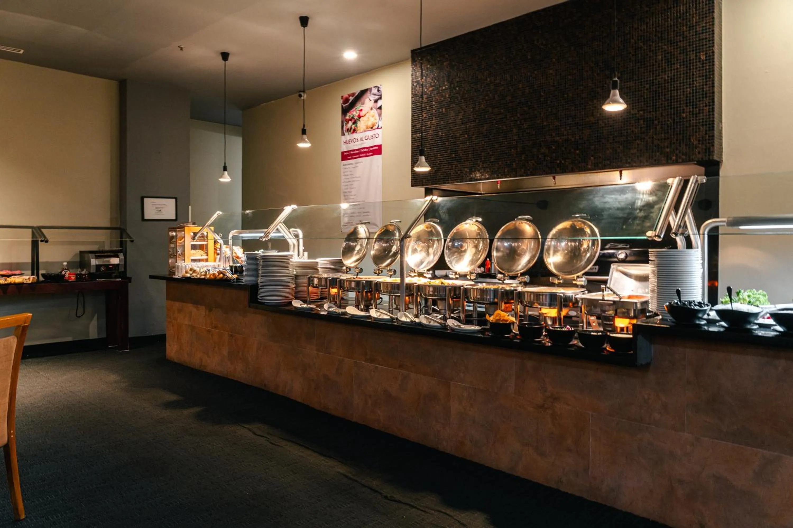 Buffet breakfast in Crowne Plaza Monterrey Aeropuerto by IHG