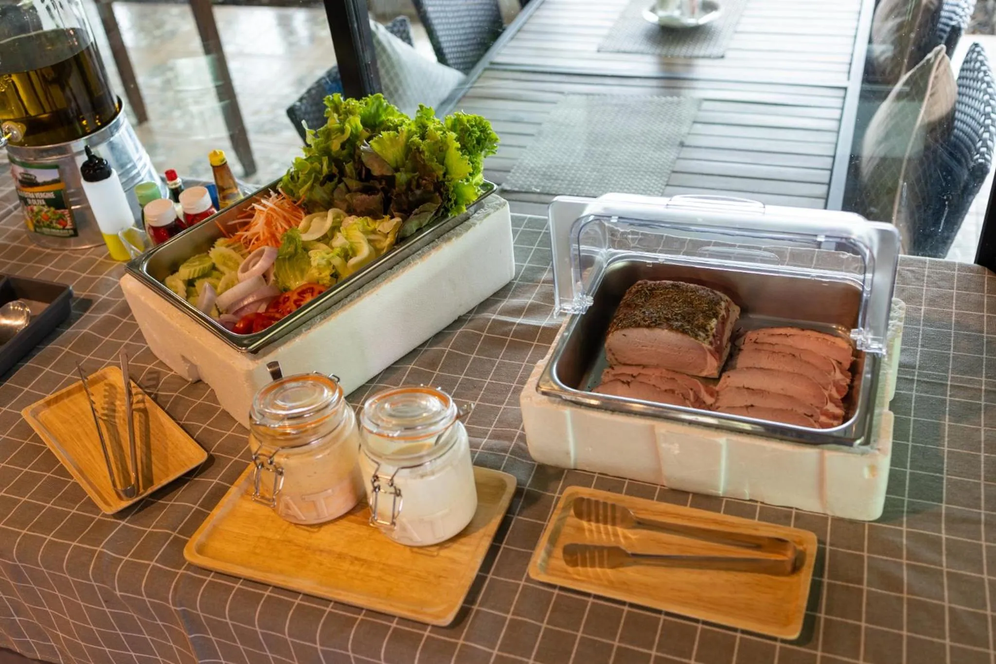 Breakfast in Khong Chiam Orchid Riverside Resort