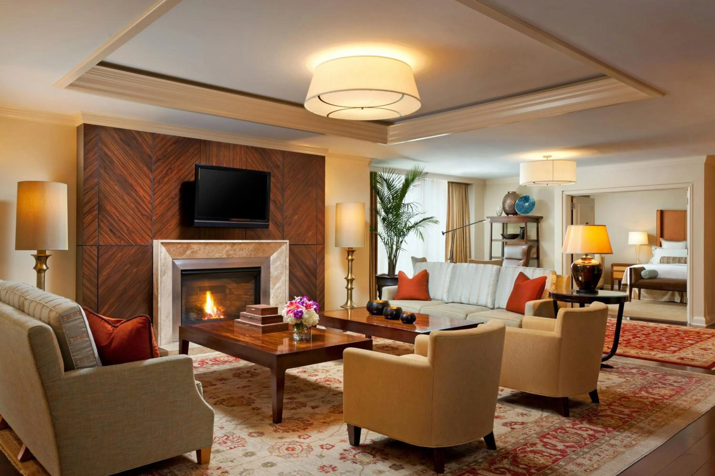 Living room in The St. Regis Houston