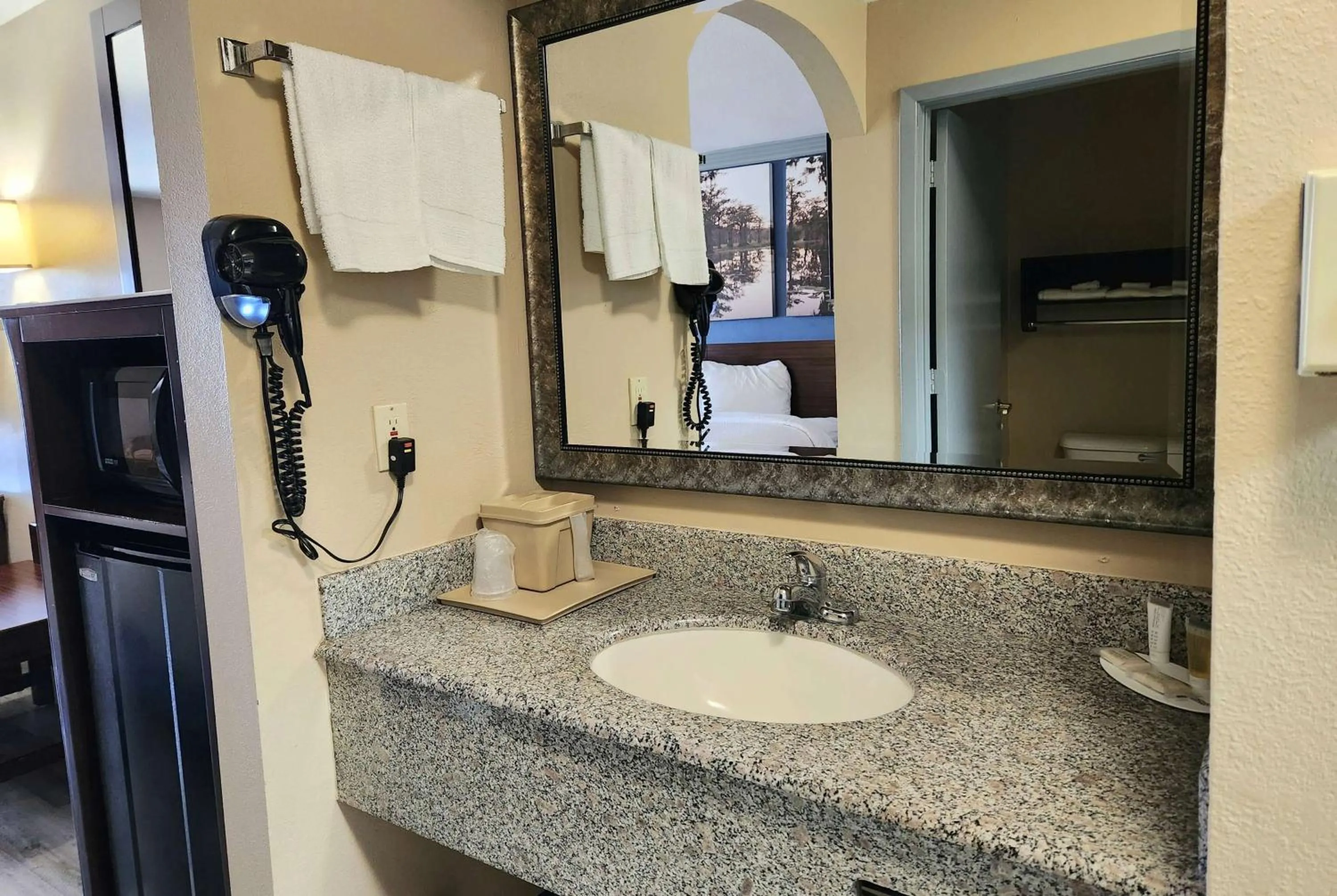 Bathroom in Days Inn by Wyndham Rosenberg