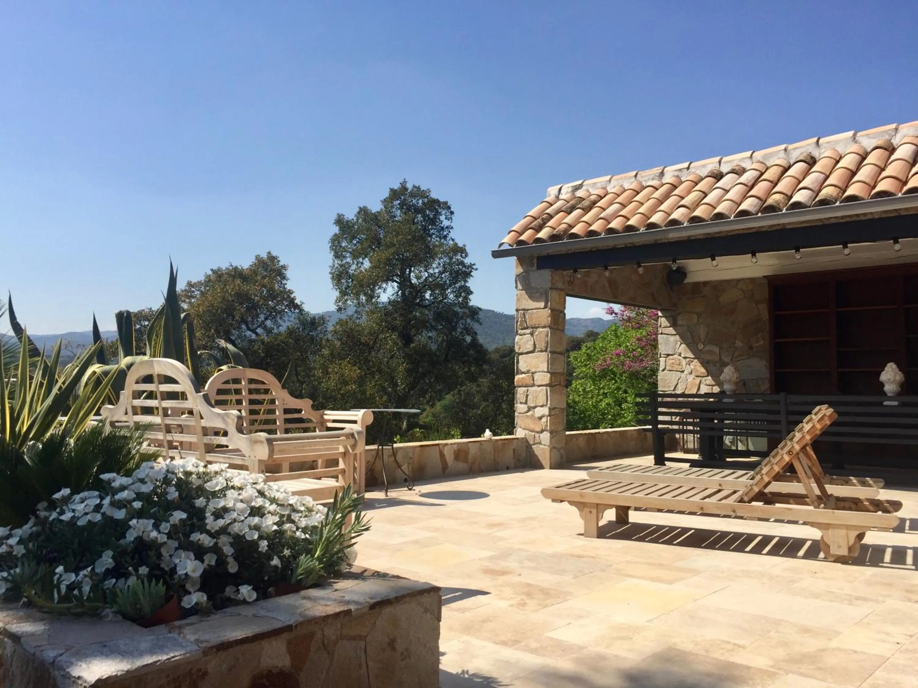 Patio in Les Aurochs