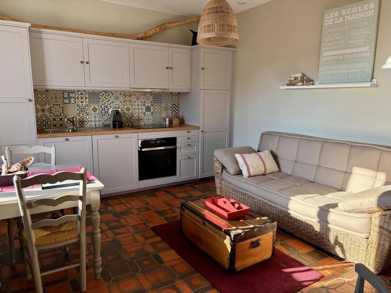 Living room in Les Aurochs