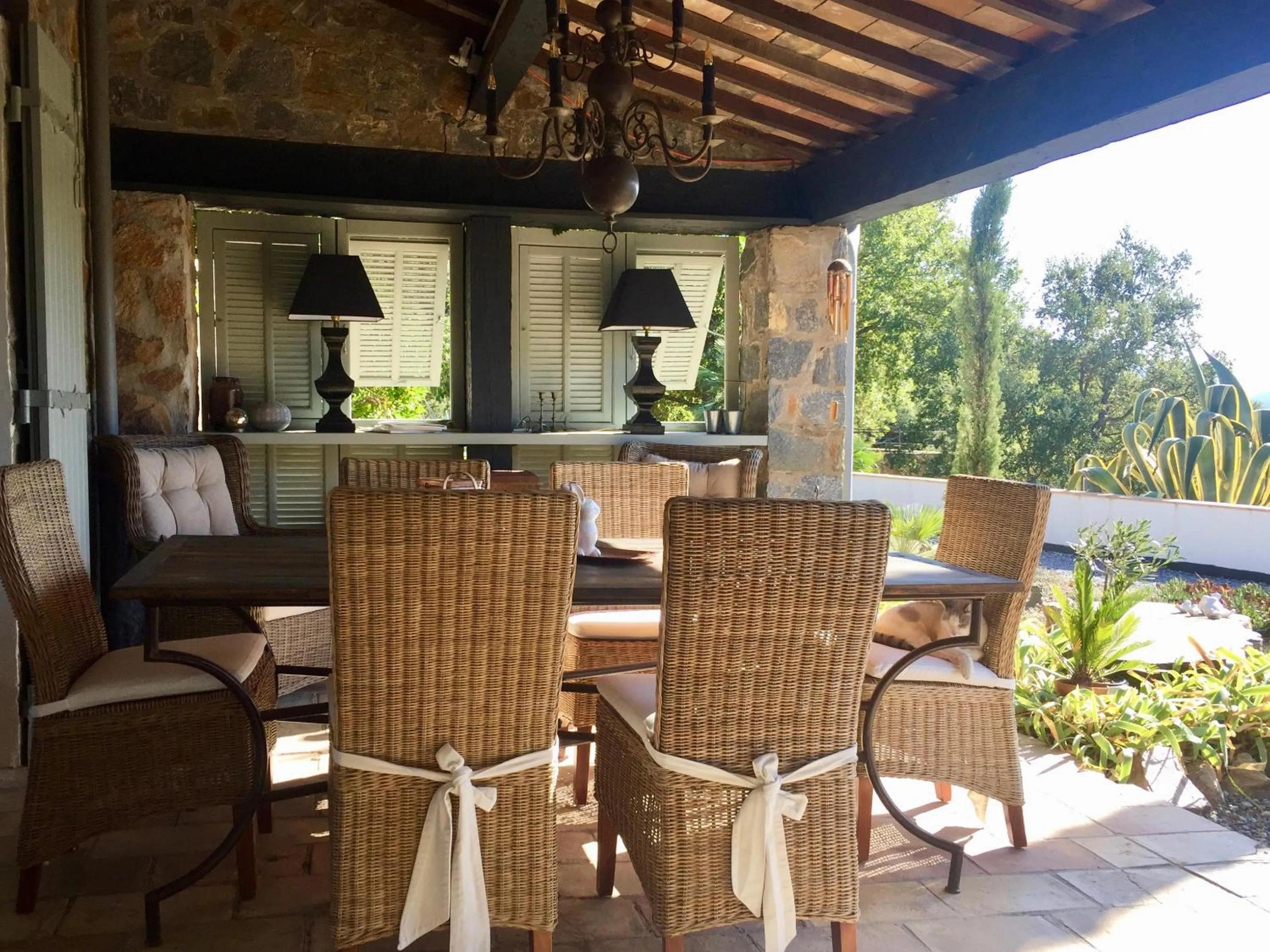 Patio in Les Aurochs