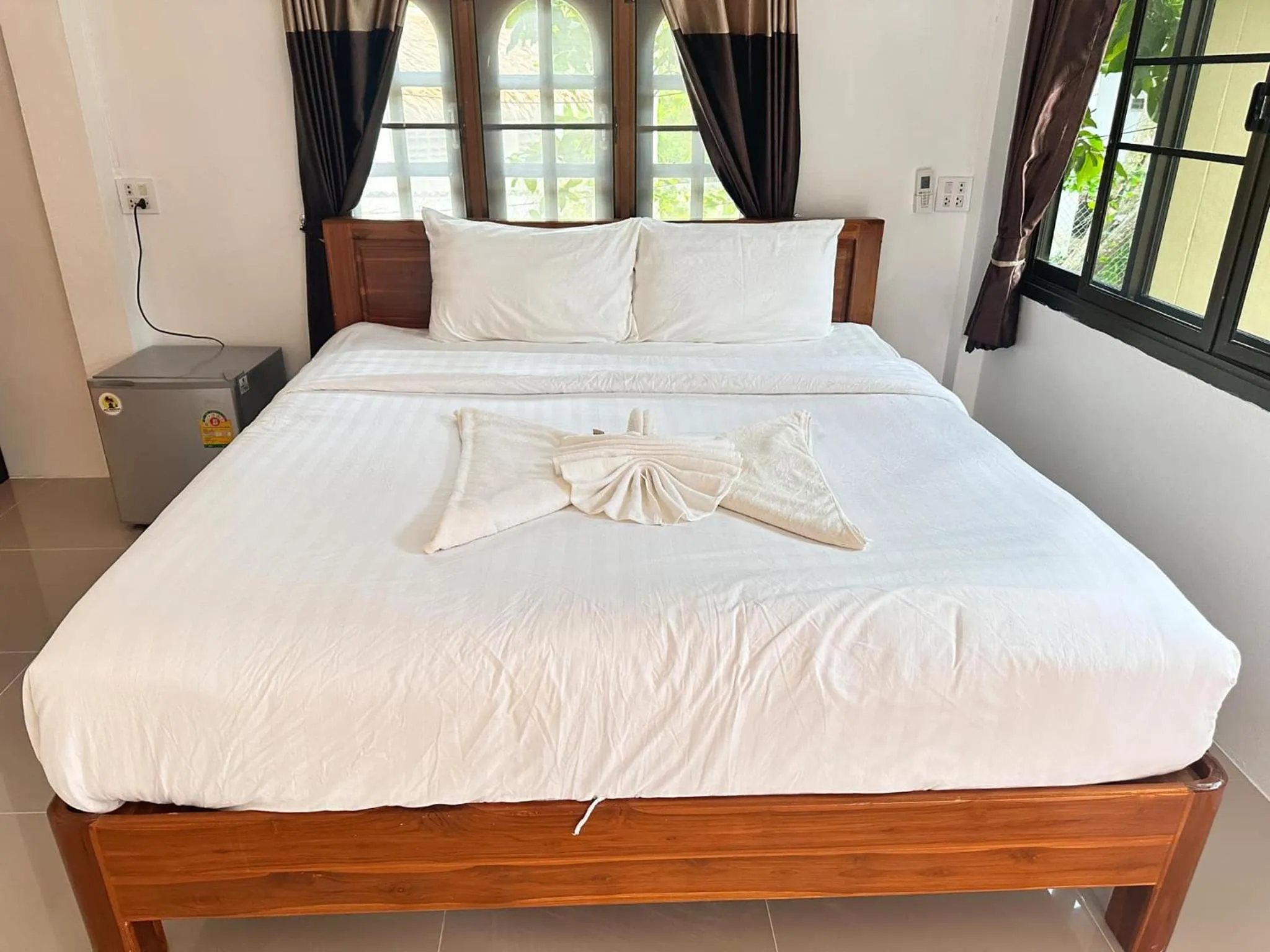 Bed in Ibiza Bungalows