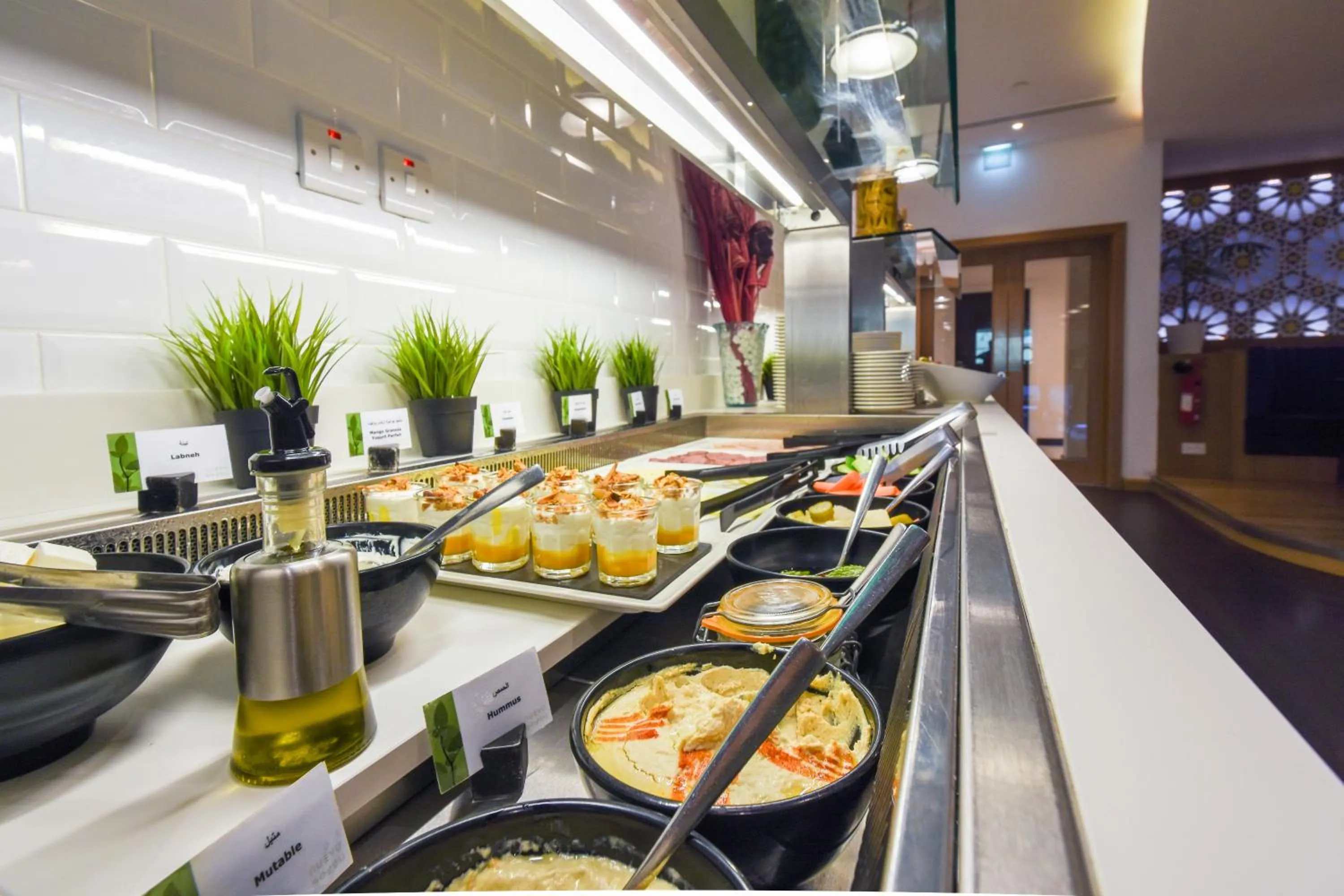 Buffet breakfast in Premier Inn Dubai International Airport - An Emirates Group Company