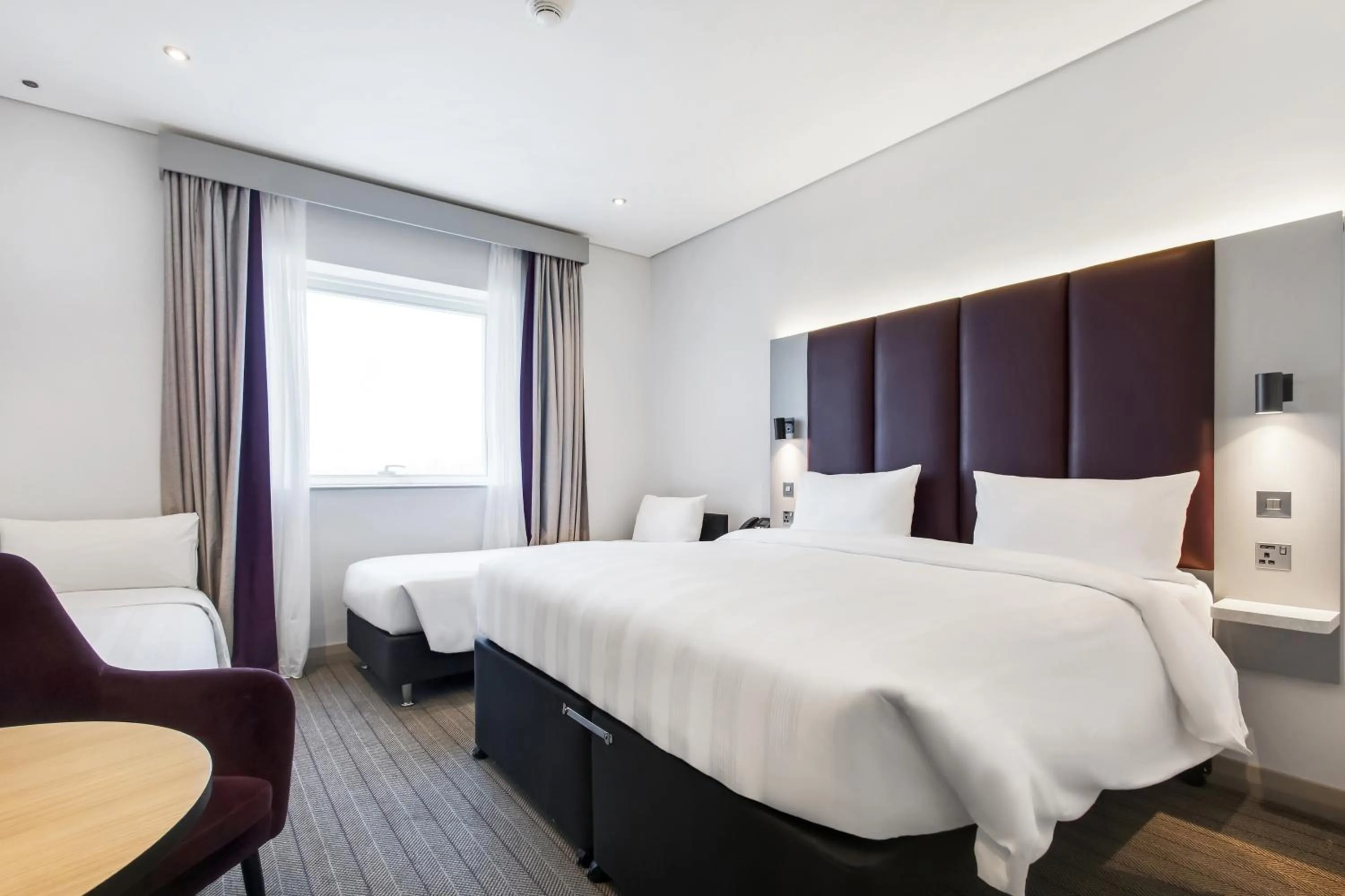Bed in Premier Inn Dubai International Airport - An Emirates Group Company