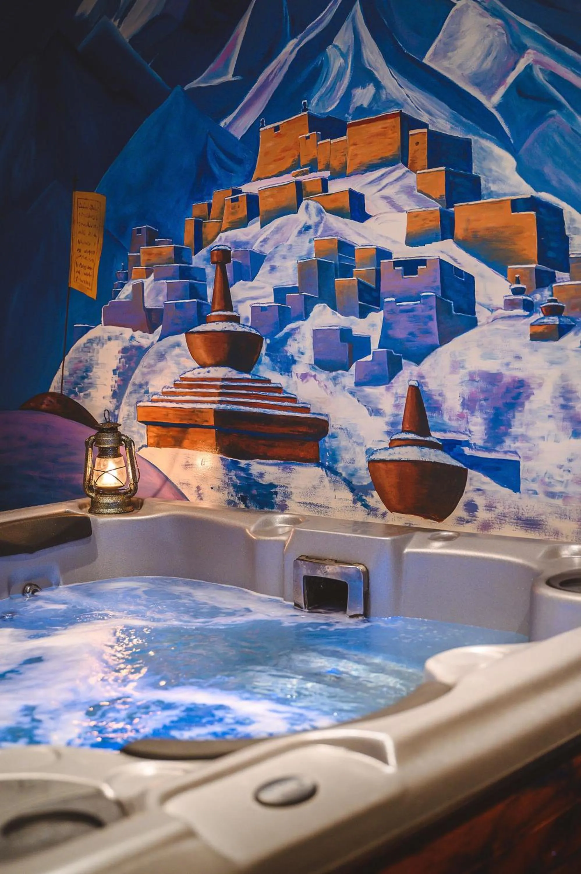 Hot Tub in Au2 Maison d'Hôtes - Guest House Au2