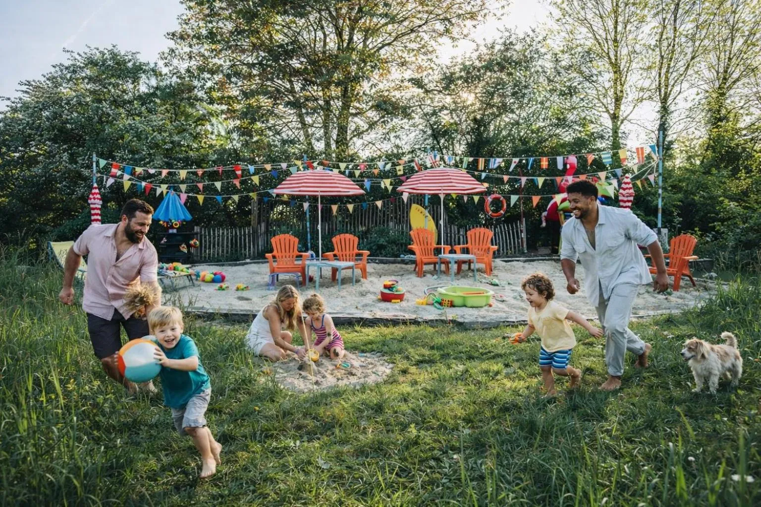 Children play ground in Au2 Maison d'Hôtes - Guest House Au2
