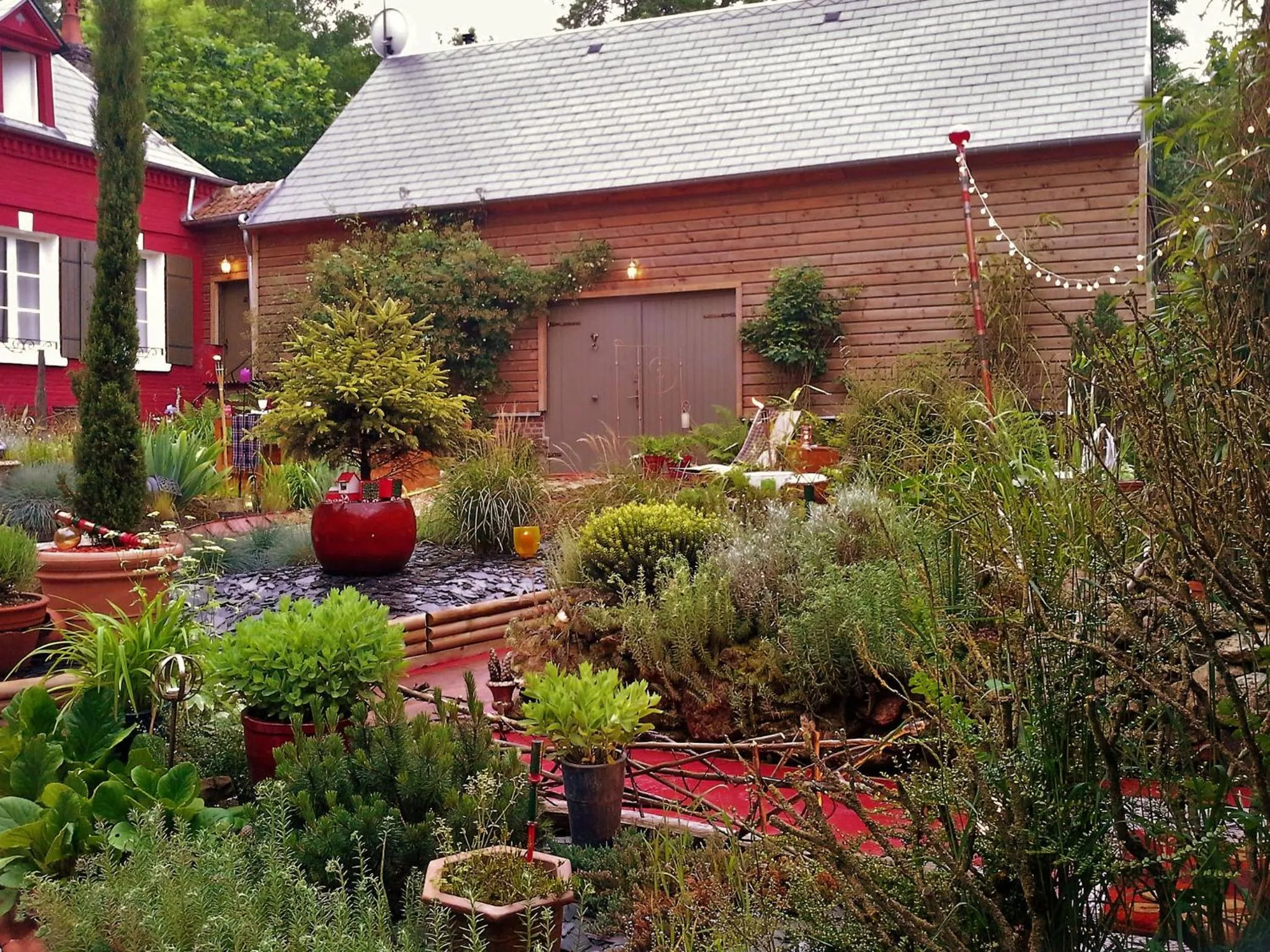 Garden in Au2 Maison d'Hôtes - Guest House Au2