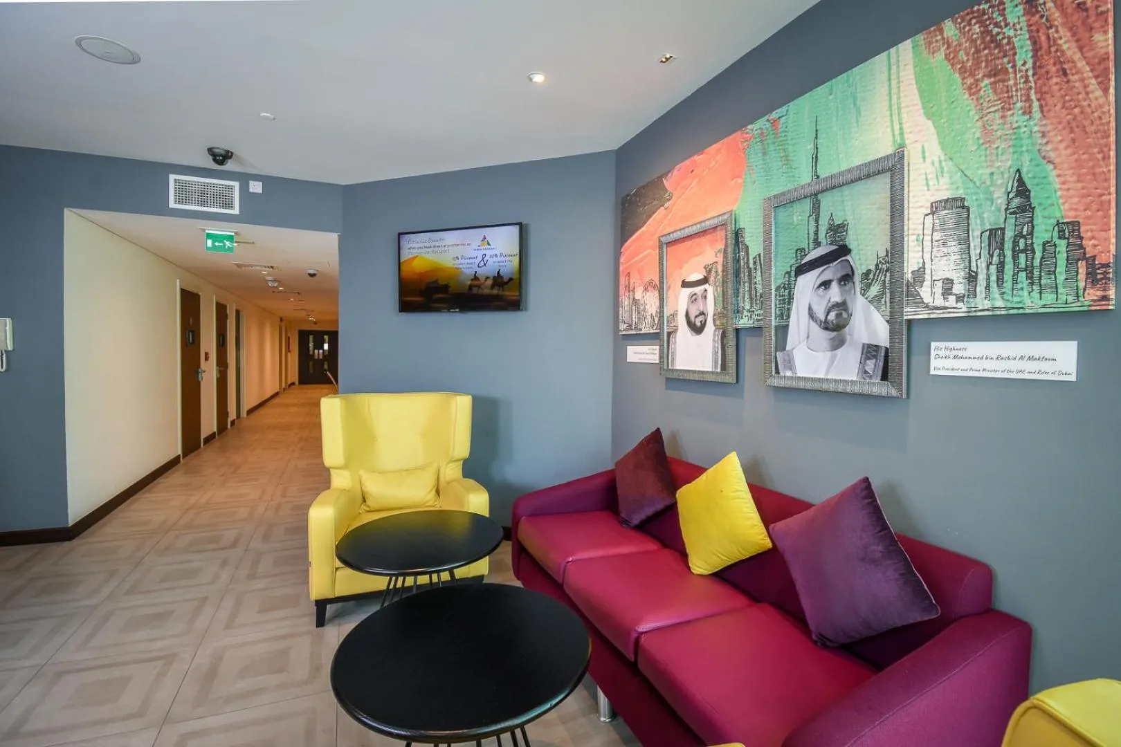 Lobby or reception in Premier Inn Dubai Silicon Oasis - An Emirates Group Company