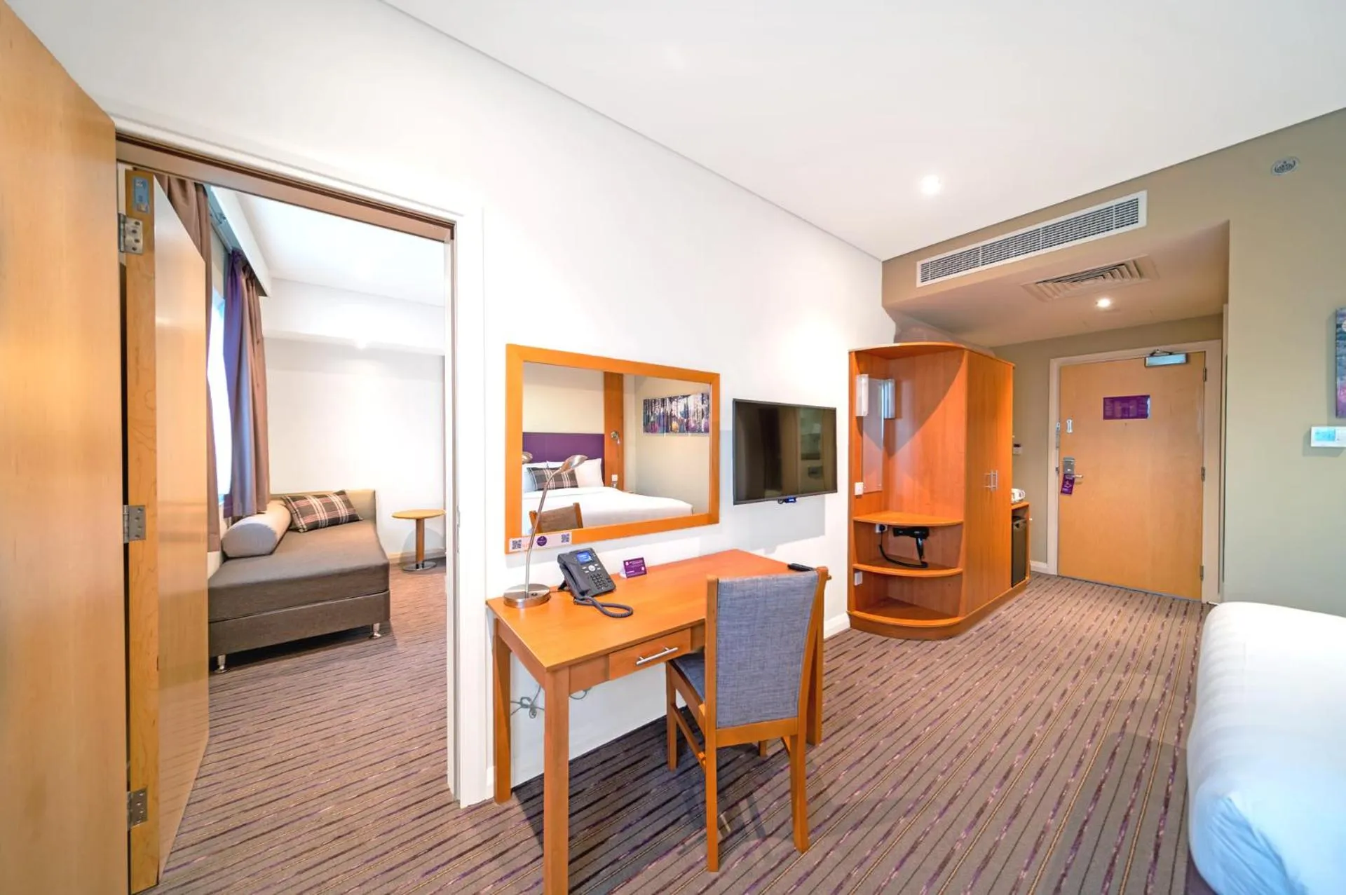 Bed in Premier Inn Dubai Investments Park - An Emirates Group Company