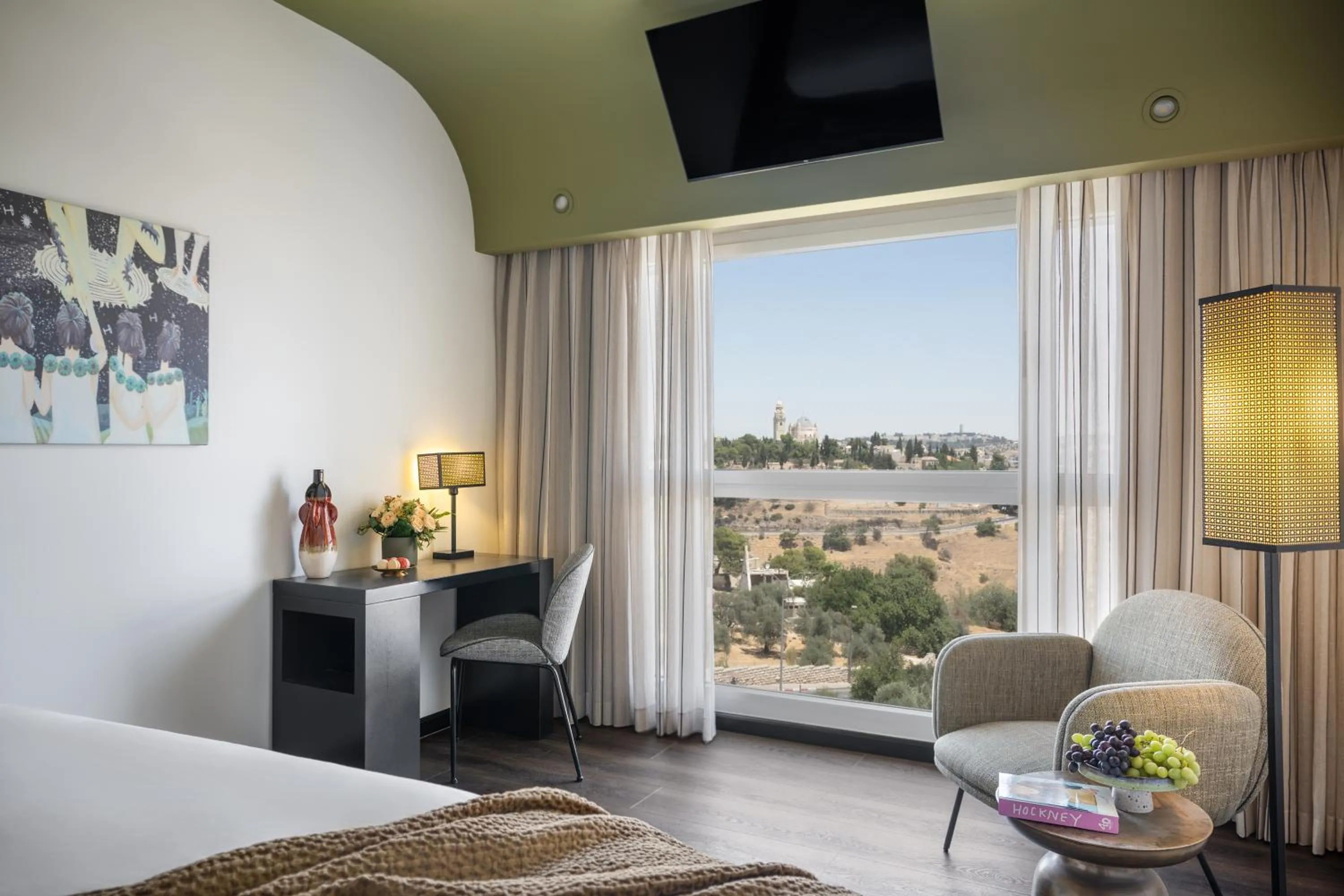 Bed in Dan Boutique Hotel Jerusalem