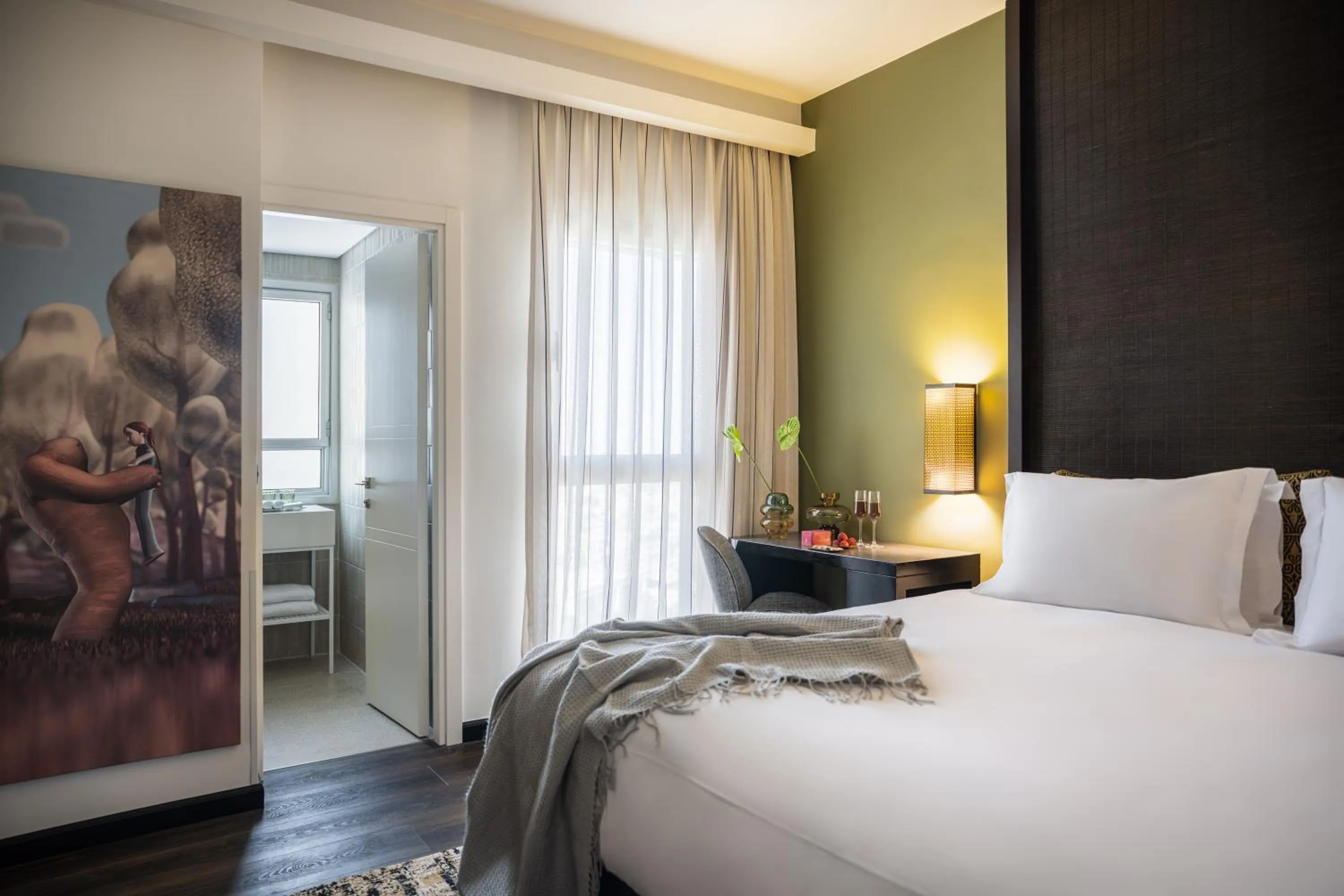 Bed in Dan Boutique Hotel Jerusalem