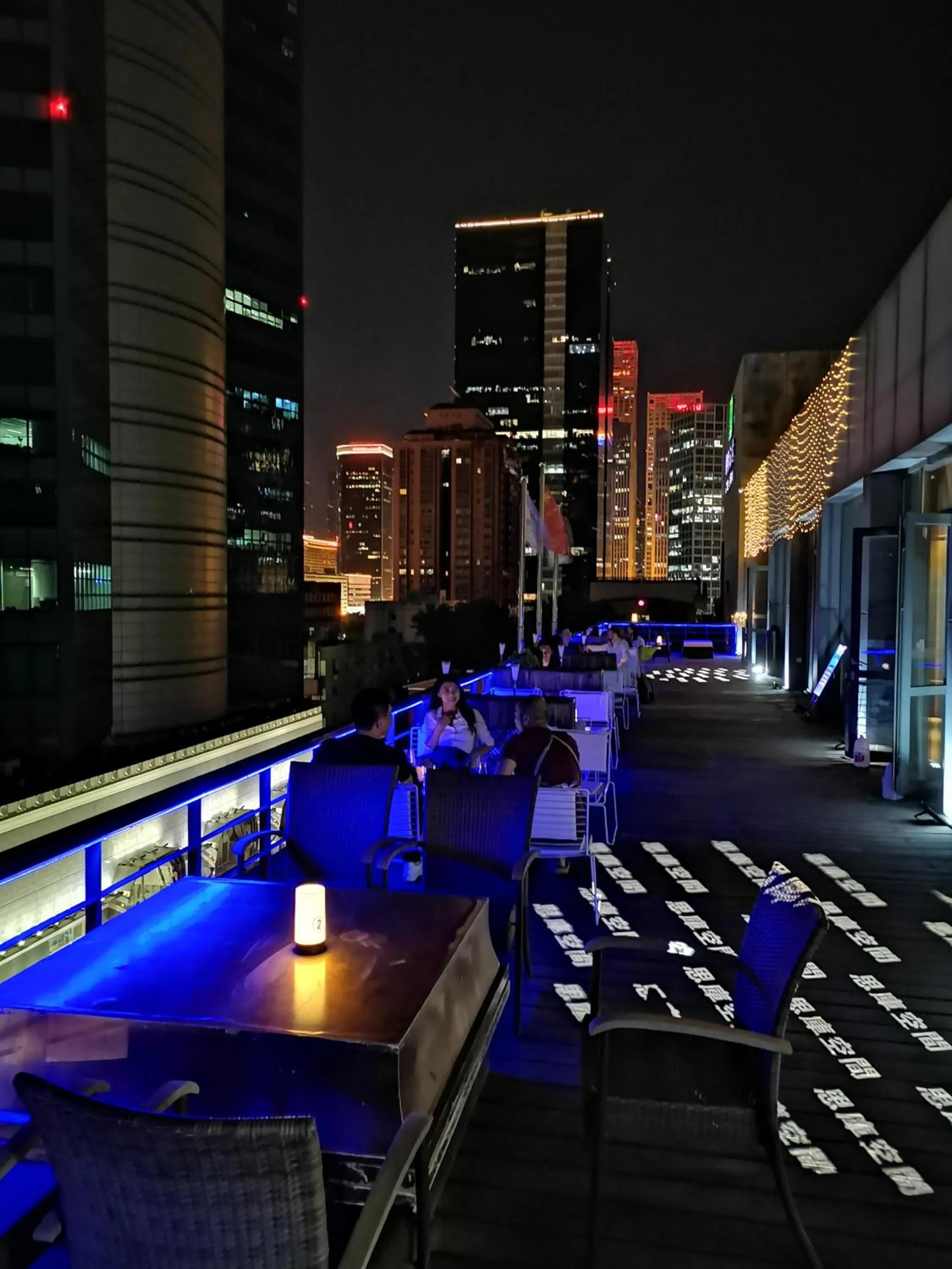 Evening entertainment, Swimming Pool in Gotel Capital