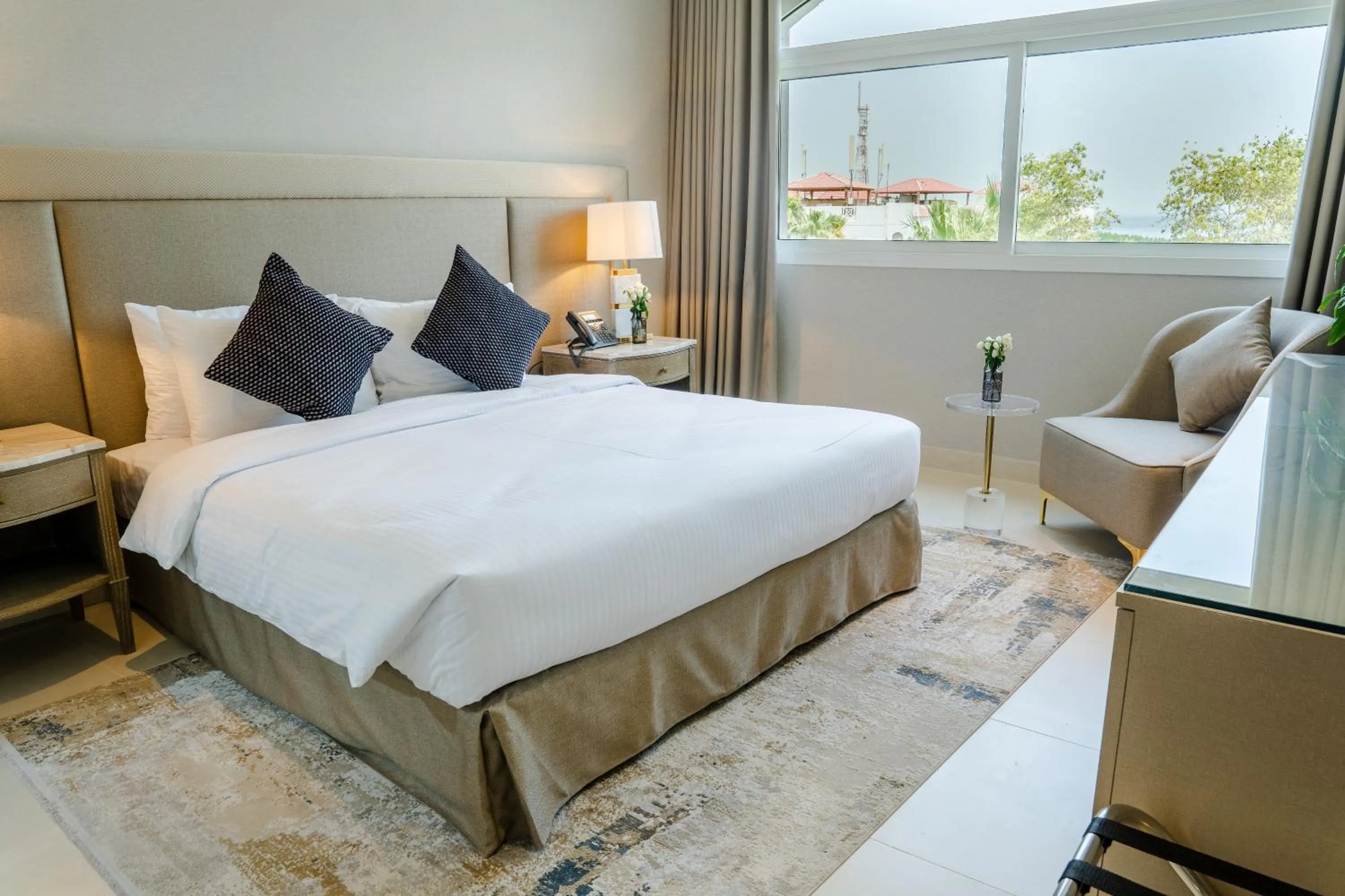 Bedroom, Bed in Argan Al Bidaa Hotel and Resort , Kuwait