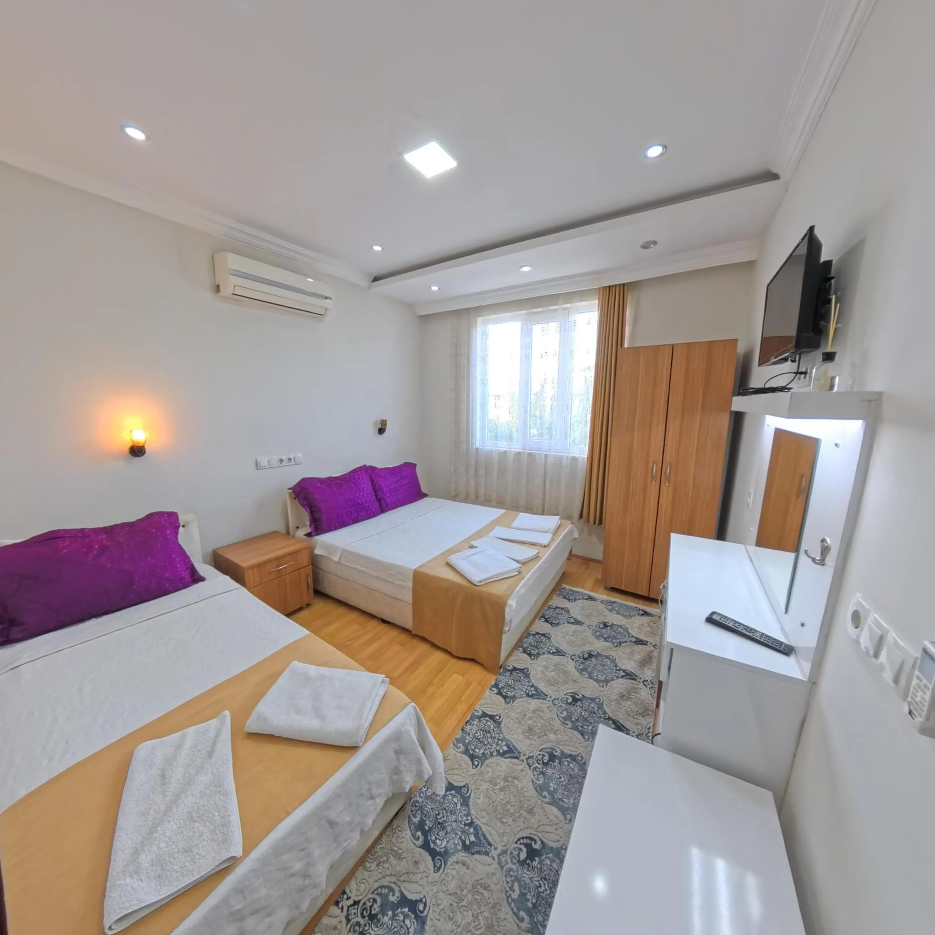 Bed in Kervansaray Hotel