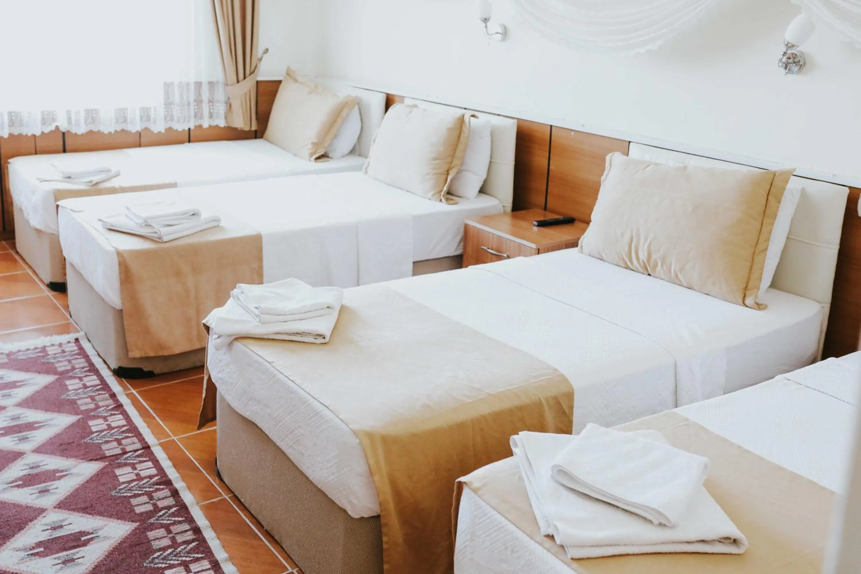 Bed in Kervansaray Hotel