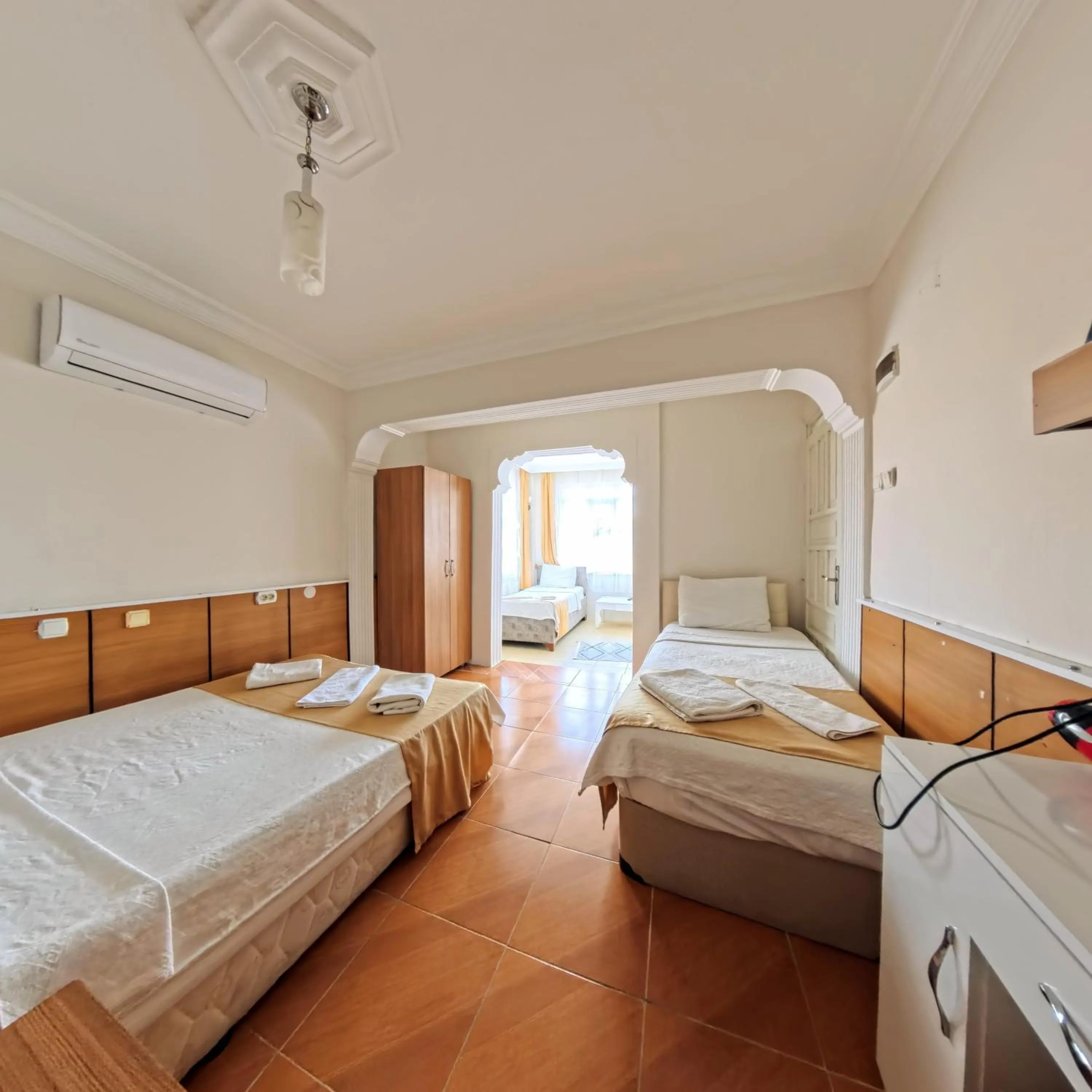 Bed in Kervansaray Hotel