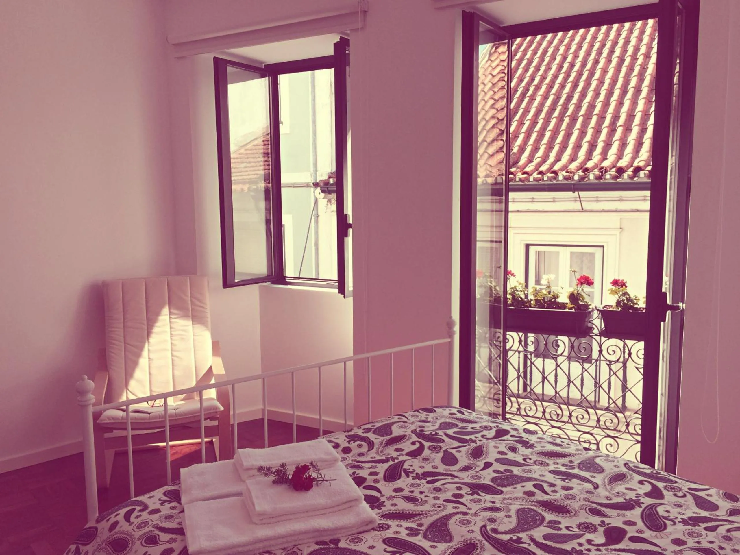Bedroom, Bed in Casa dos Pátios II
