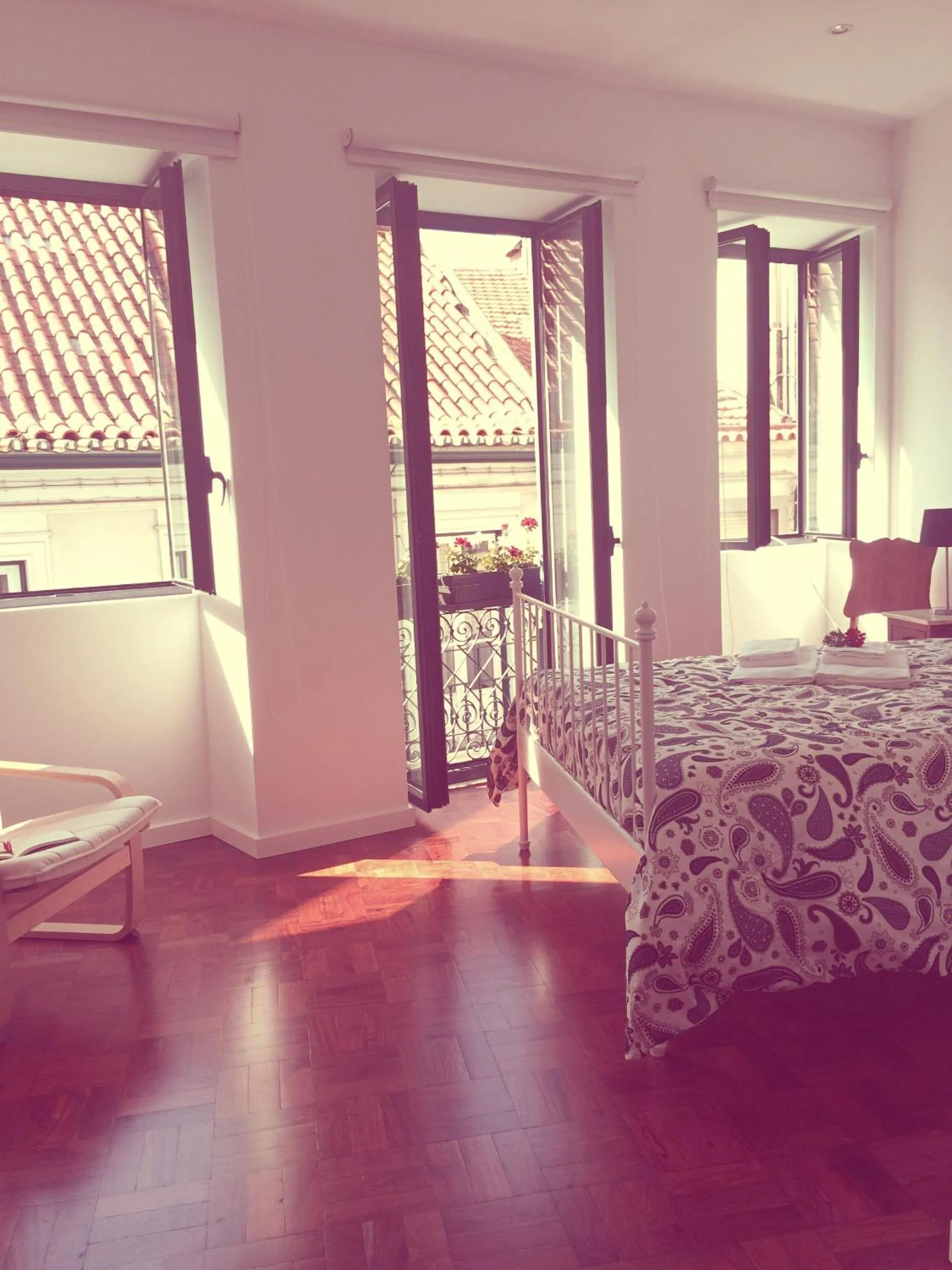 Bedroom, Bed in Casa dos Pátios II
