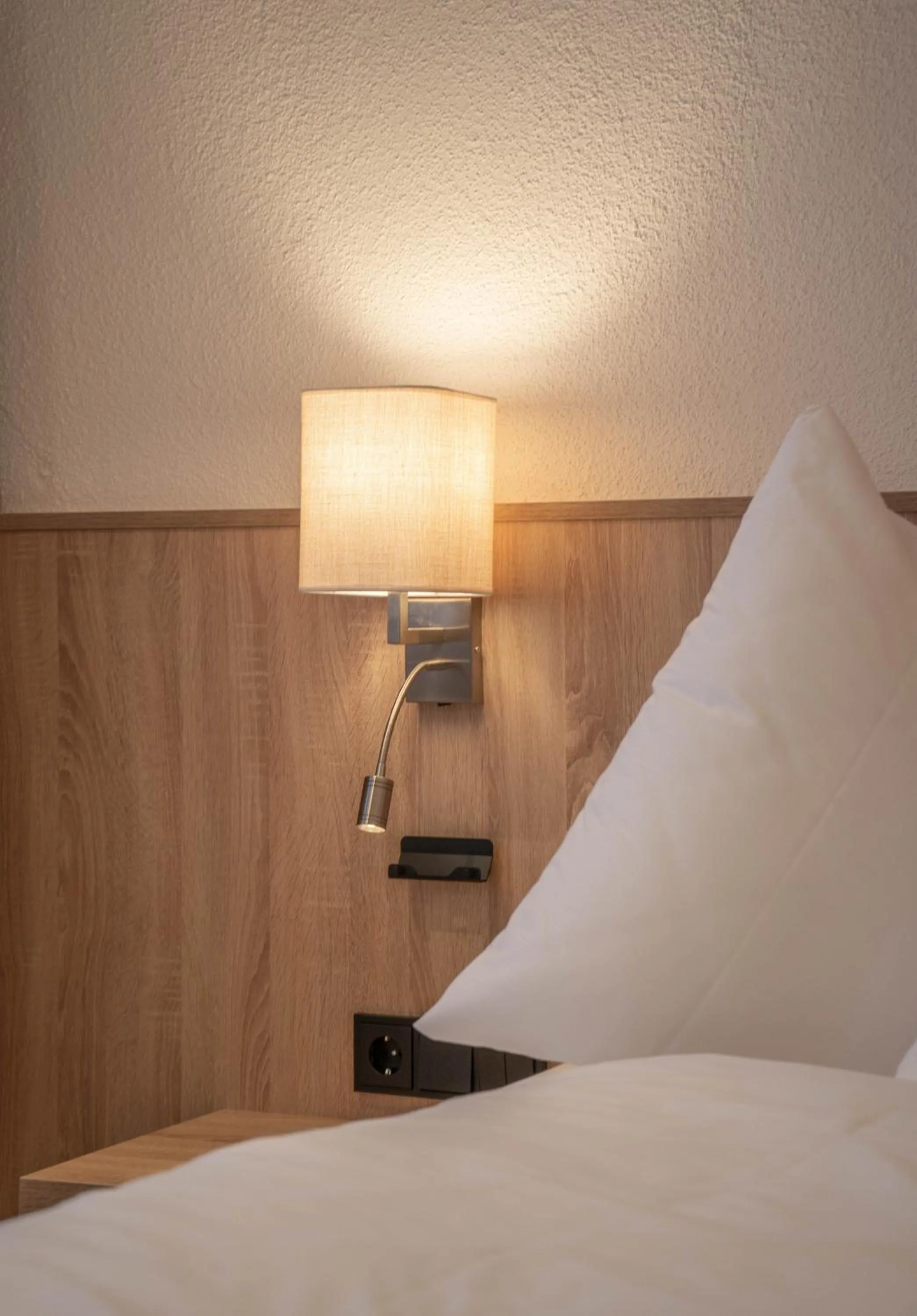 Bed in Hotel Karl Schranz