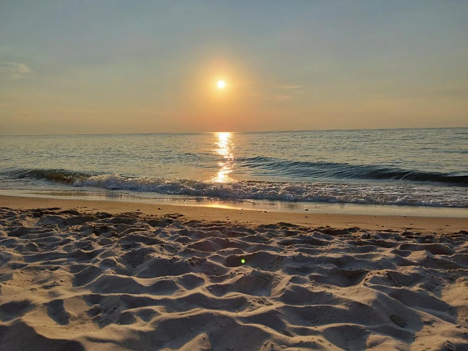 Beach in Kamienica Mielno