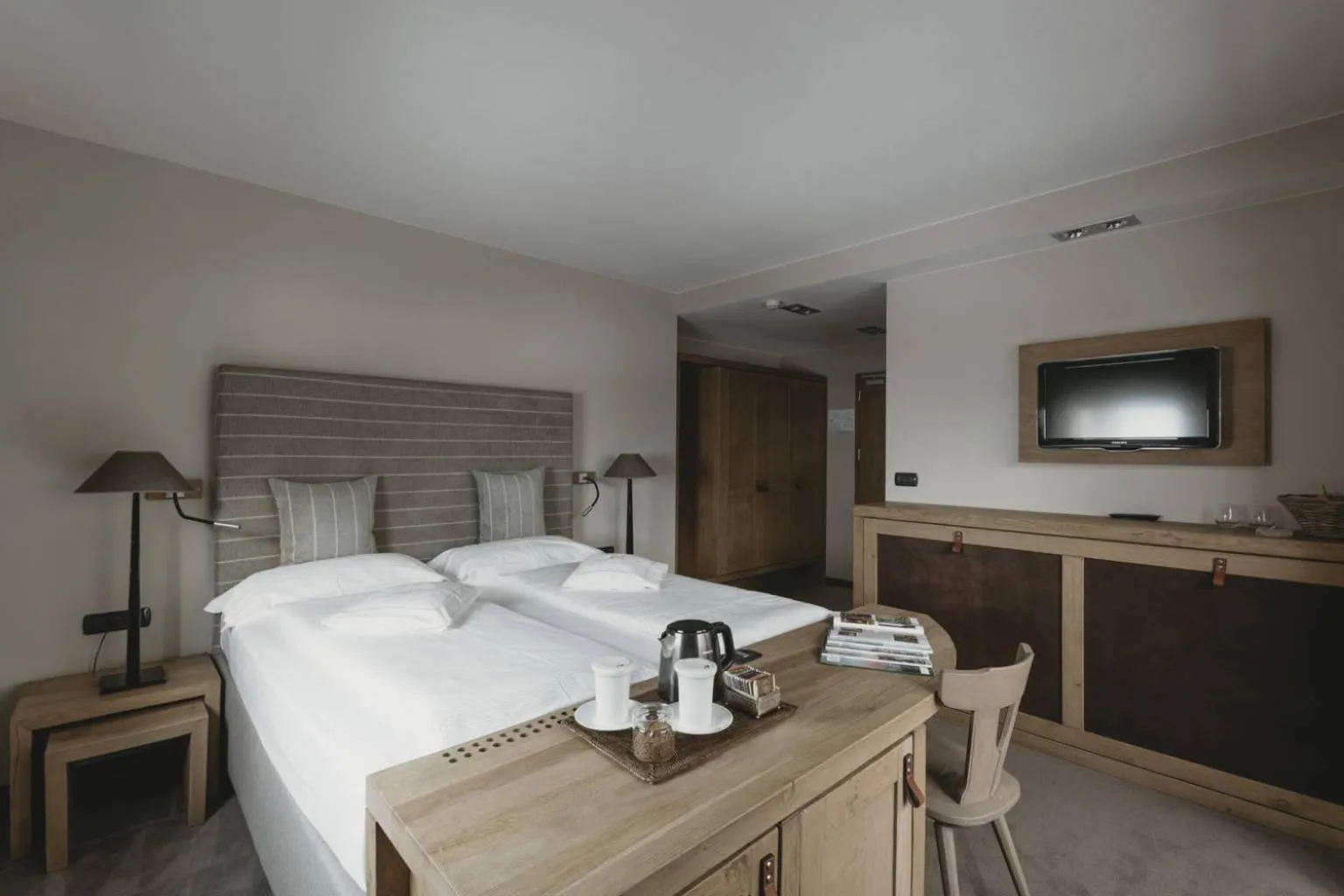 Bed in Eco & Wellness Boutique Hotel Sonne