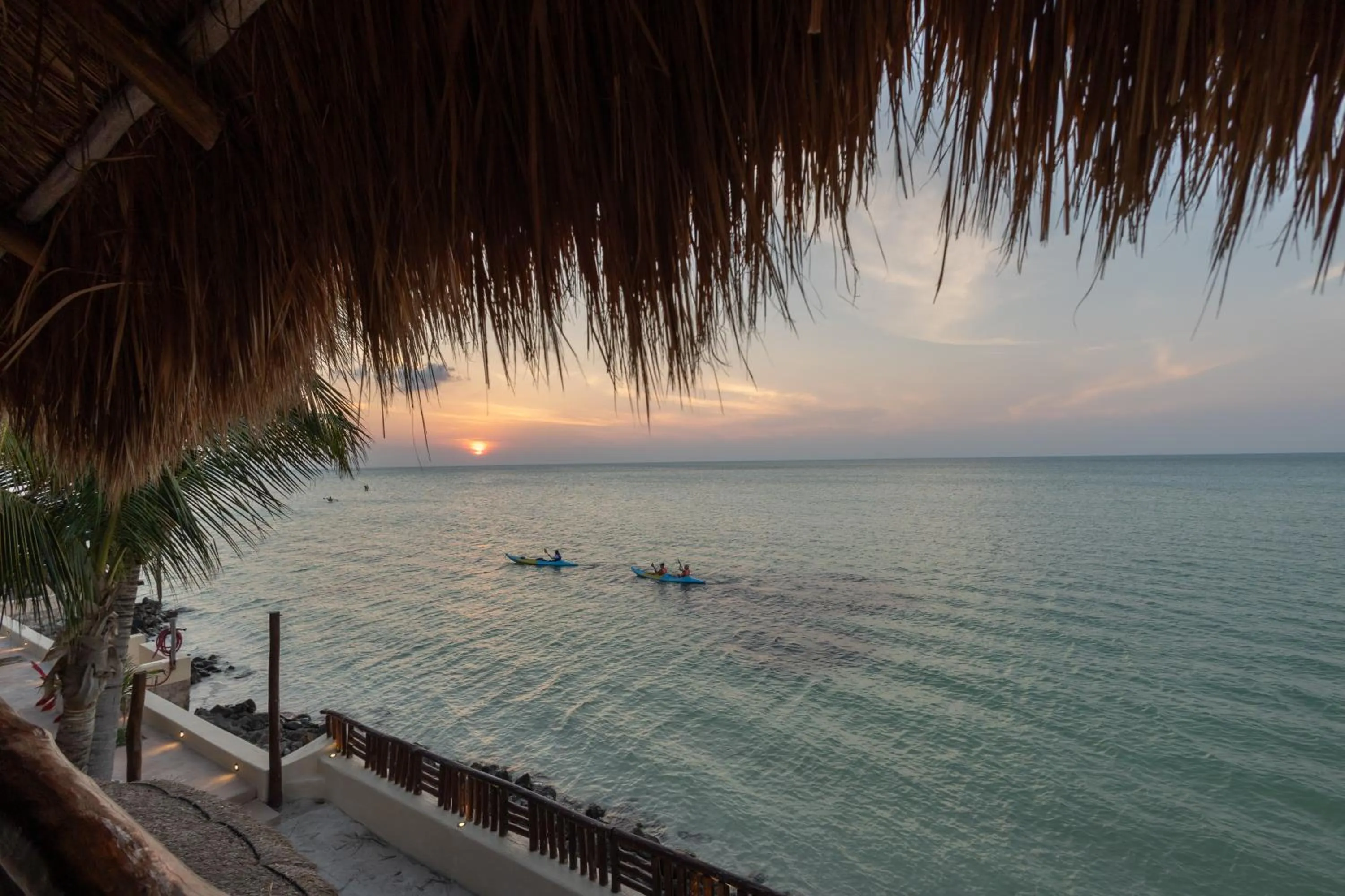 Sunset in Hotel Las Nubes Holbox